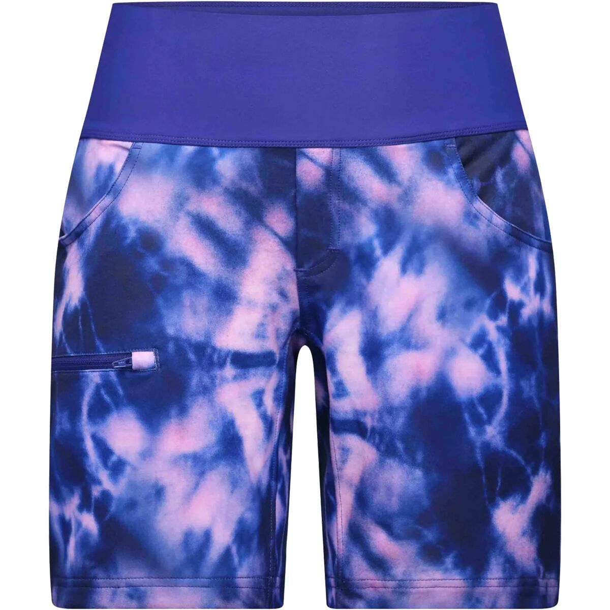 Image of SHREDLY Limitless - Stretch Waistband High-Rise 7in Short - Women's Midnight Tie Dye, 12