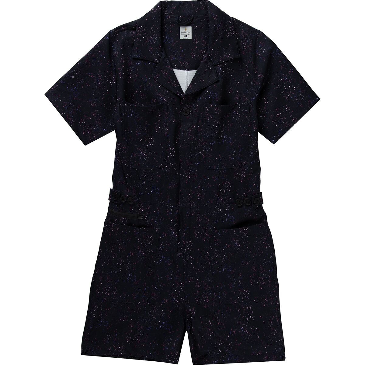 Image of SHREDLY Trail Romper - Women's Galaxy Splatter, S