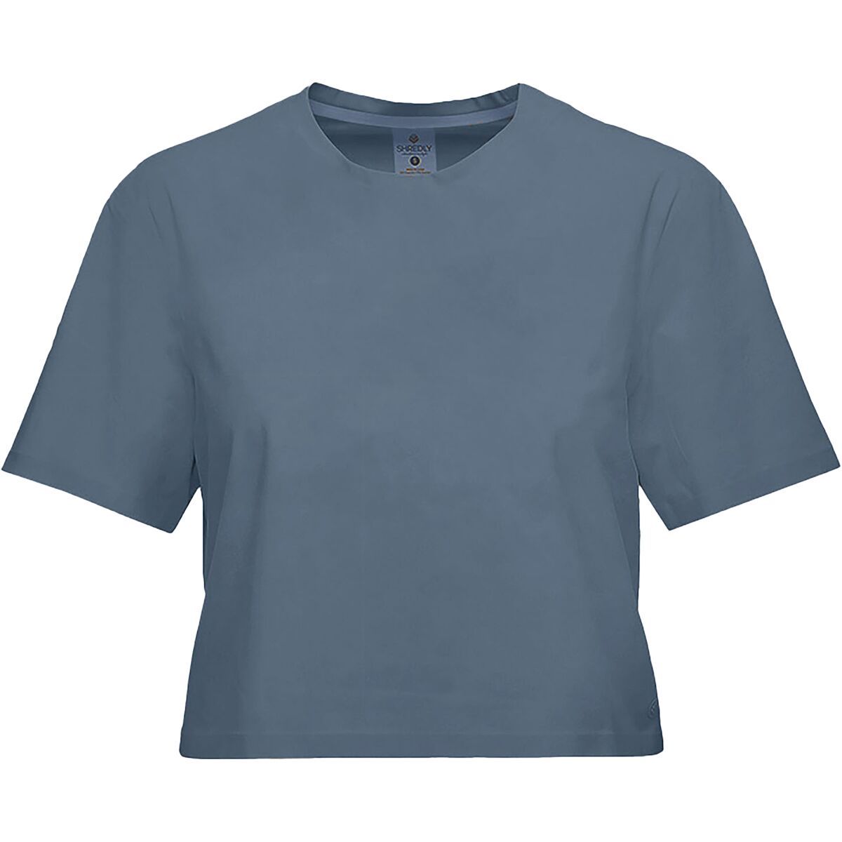 Image of SHREDLY Beyond Tech - Cropped T-Shirt - Women's Azul, L