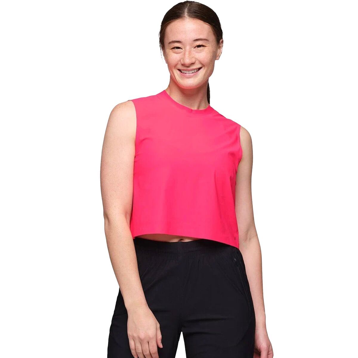 Image of SHREDLY Beyond Tech - Cropped Tank Top - Women's Nebula Pink, XS