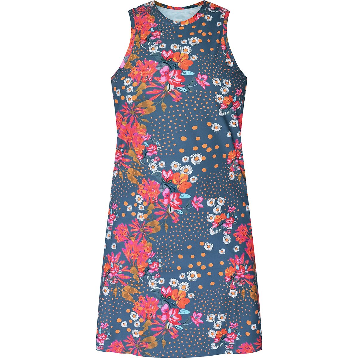 Image of SHREDLY Beyond Tech Cool Down Dress - Women's Flora Azul, M
