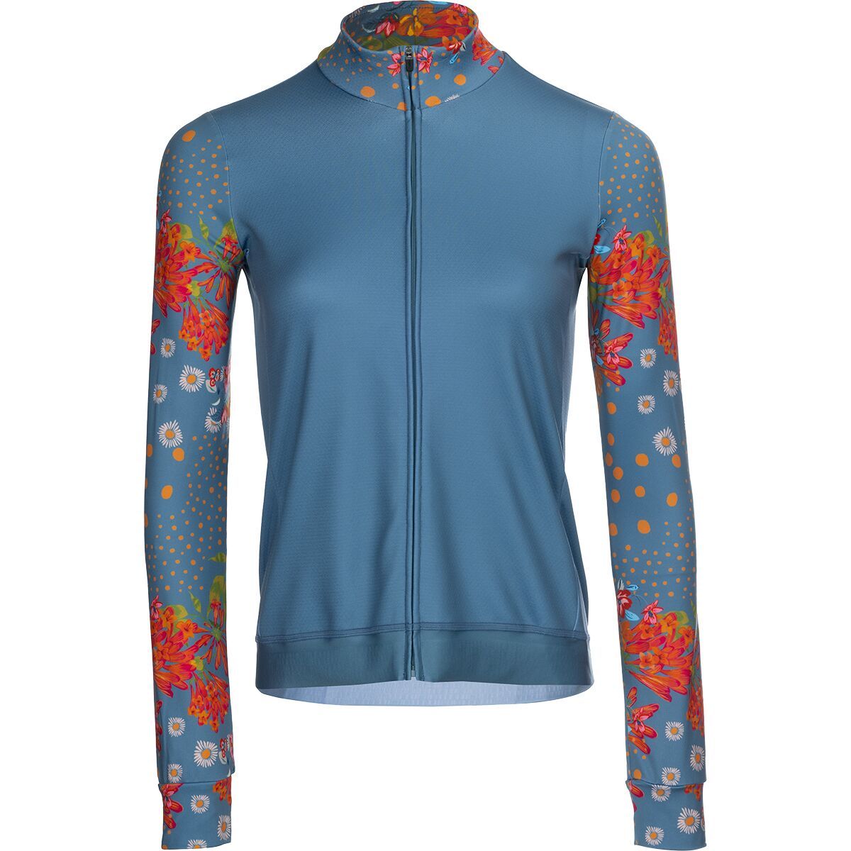 Image of SHREDLY Cadence Long-Sleeve Thermal Jersey - Women's Flora Azul, L