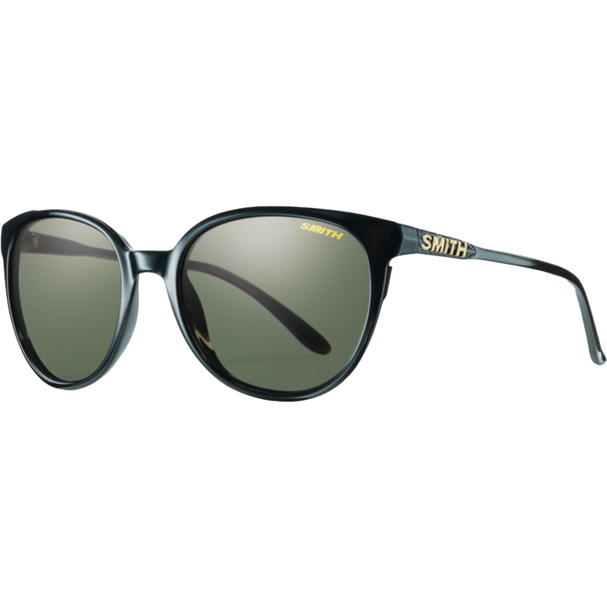 Image of Smith Cheetah Polarized Sunglasses - Women's Black/Polar Gray Green, One Size