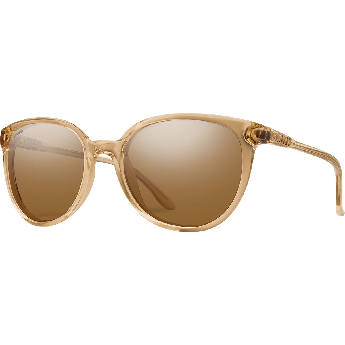 Image of Smith Cheetah Polarized Sunglasses - Women's Champagne Crystal, One Size