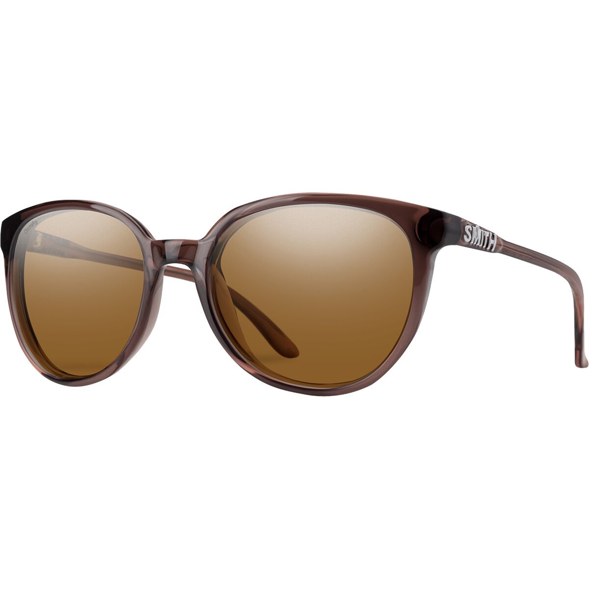 Image of Smith Cheetah Polarized Sunglasses - Women's Rosewood Crystal/ChromPop Pol Brown, One Size