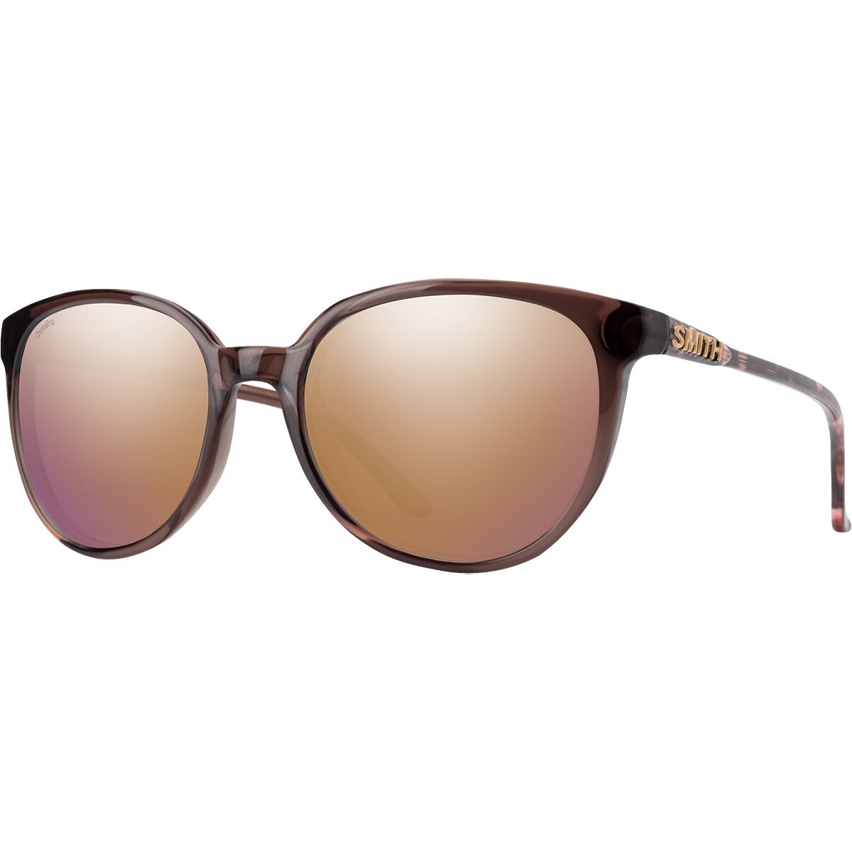 Image of Smith Cheetah Polarized Sunglasses - Women's Rose Tort/ChromPop Pol Rose Gold Mir, One Size