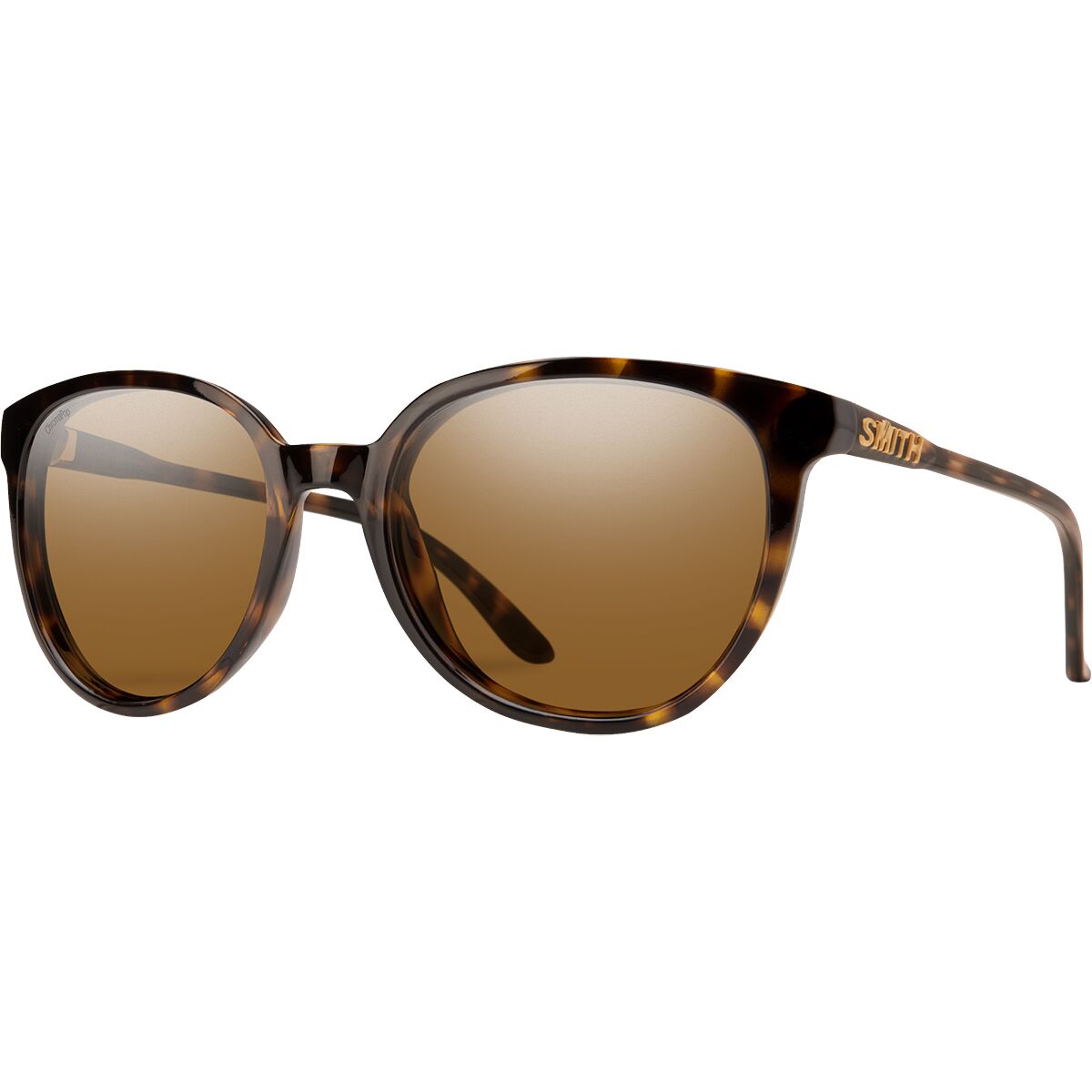 Image of Smith Cheetah Polarized Sunglasses - Women's Tort/ChromPop Pol Brown, One Size