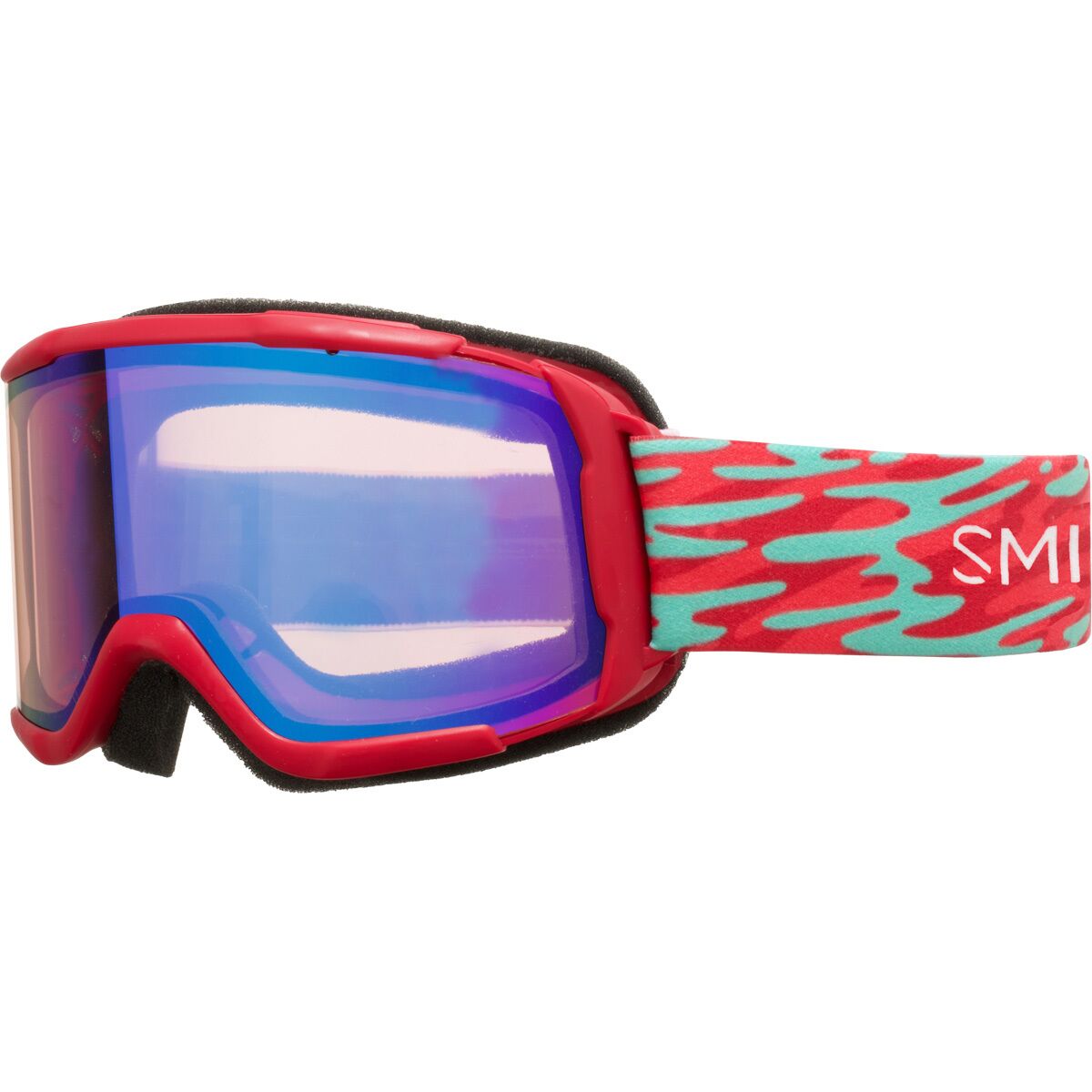 Smith Daredevil OTG Goggles - Kids' Crimson Swirled/Blue Sensor Mirror