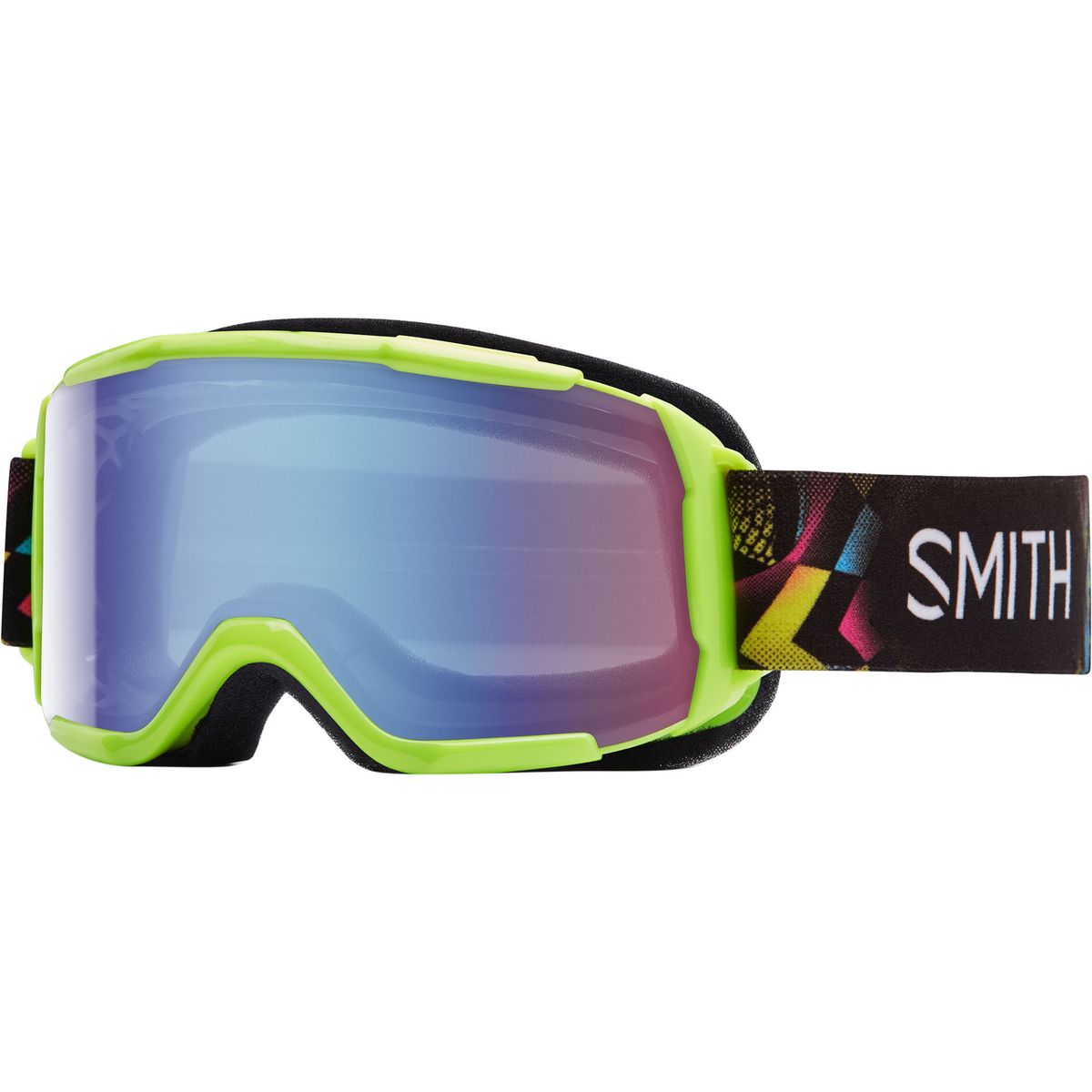 Smith Daredevil OTG Goggles - Kids' Neon Blacklight /Blue Sensor Mirror