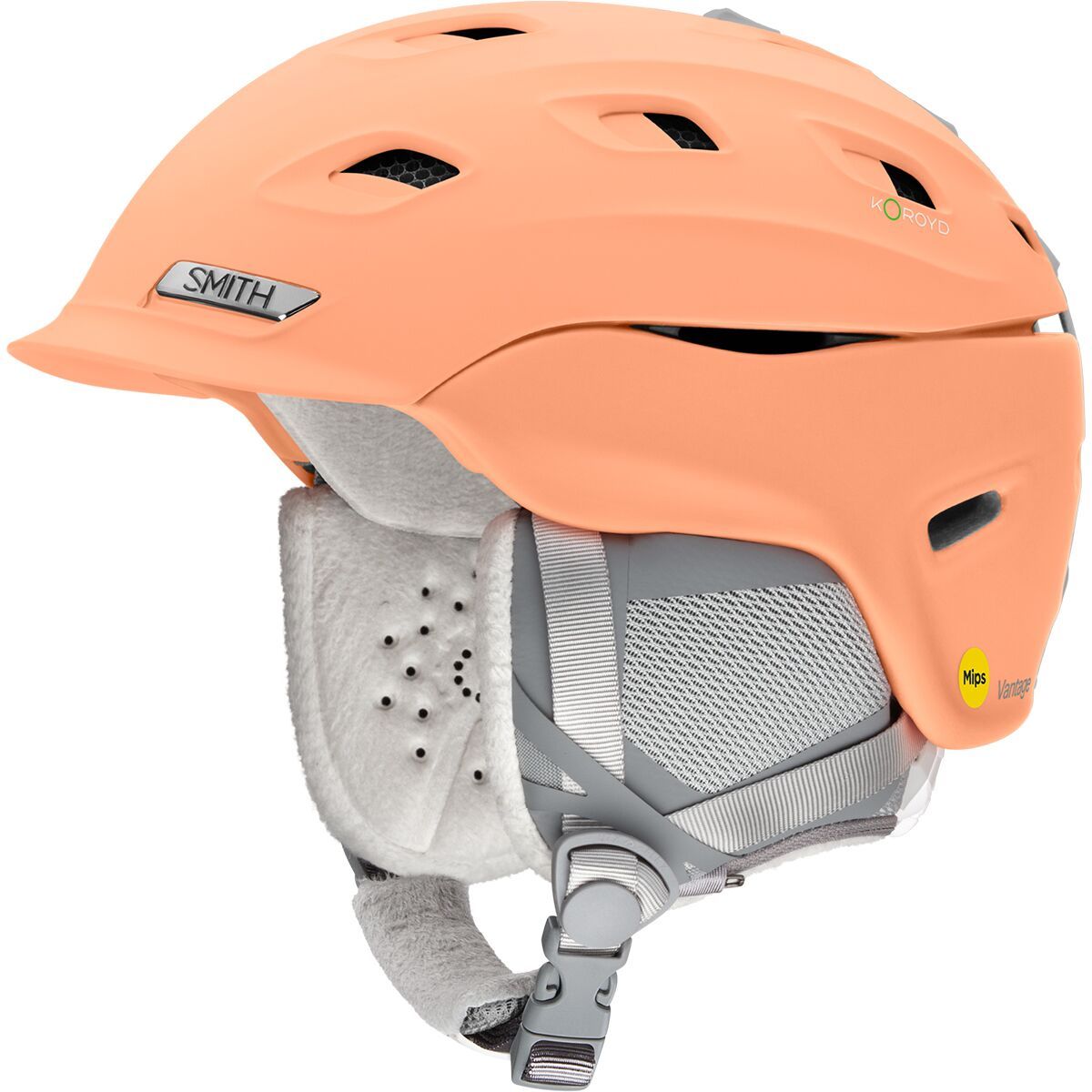 Image of Smith Vantage Mips Helmet - Women's Matte Arctic Apricot, S