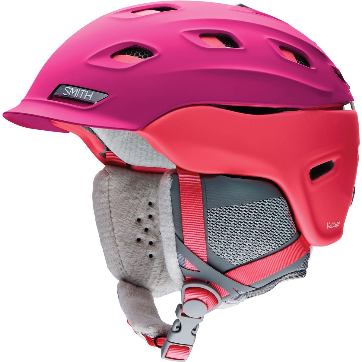 Smith Vantage Helmet - Women's Matte Fuchsia Magenta, M
