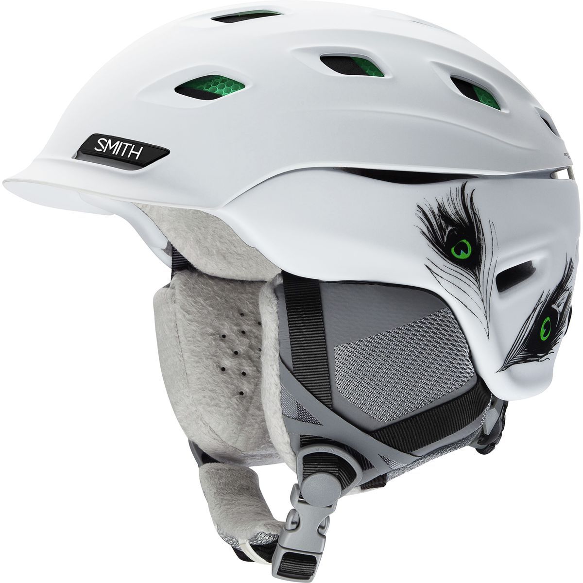 Smith Vantage Helmet - Women's Matte White Feathers, S