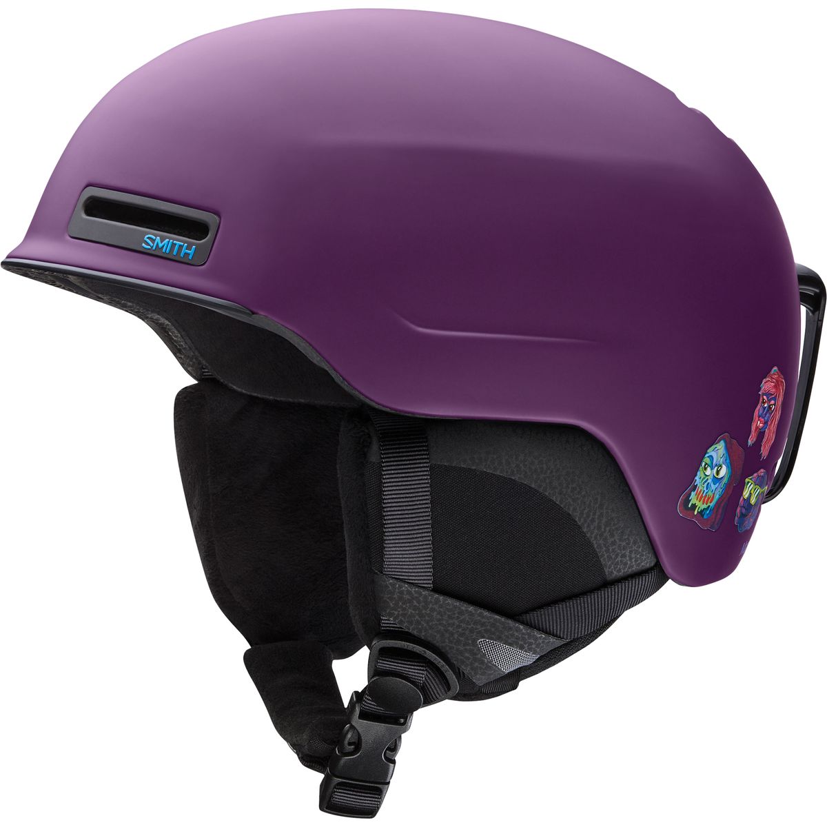 Smith Maze Helmet Matte Purple Creature, S