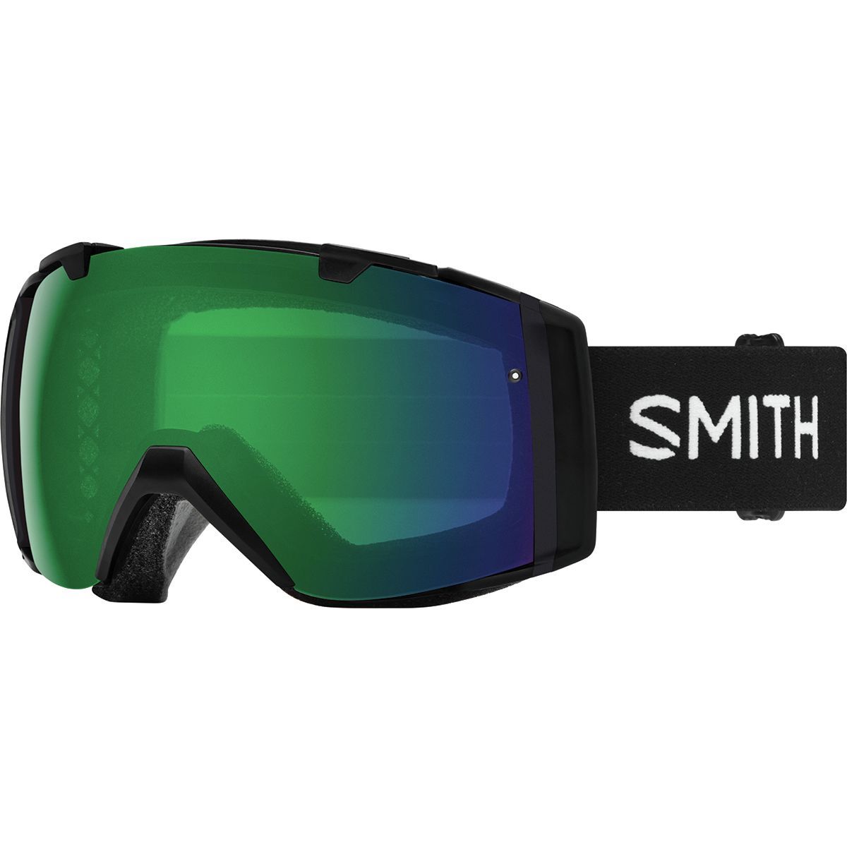 Smith I/O ChromaPop Goggles Black/Chromapop Everyday Green Mirror w, One Size