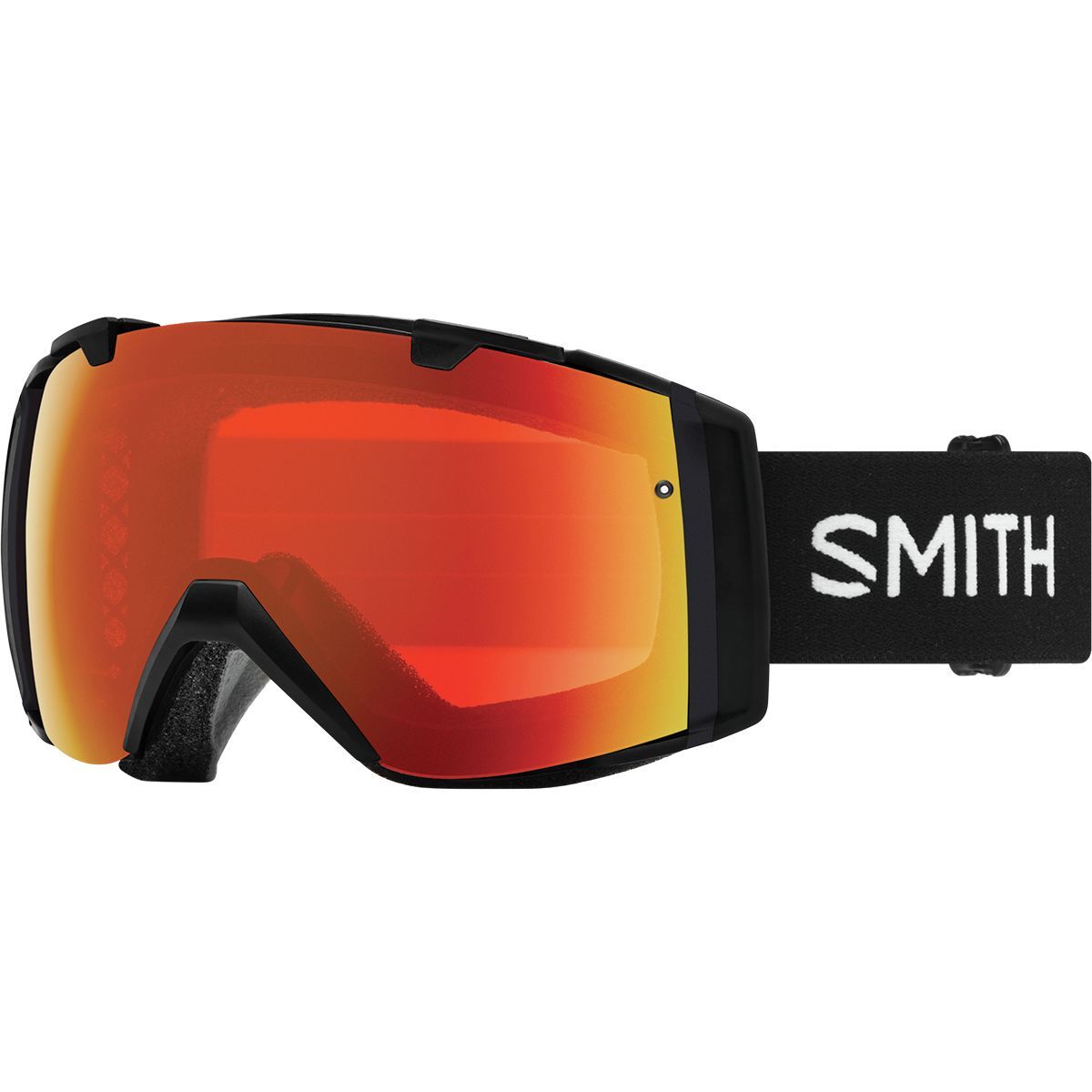 Smith I/O ChromaPop Goggles Black/Chromapop Everyday Red Mirror w, One Size