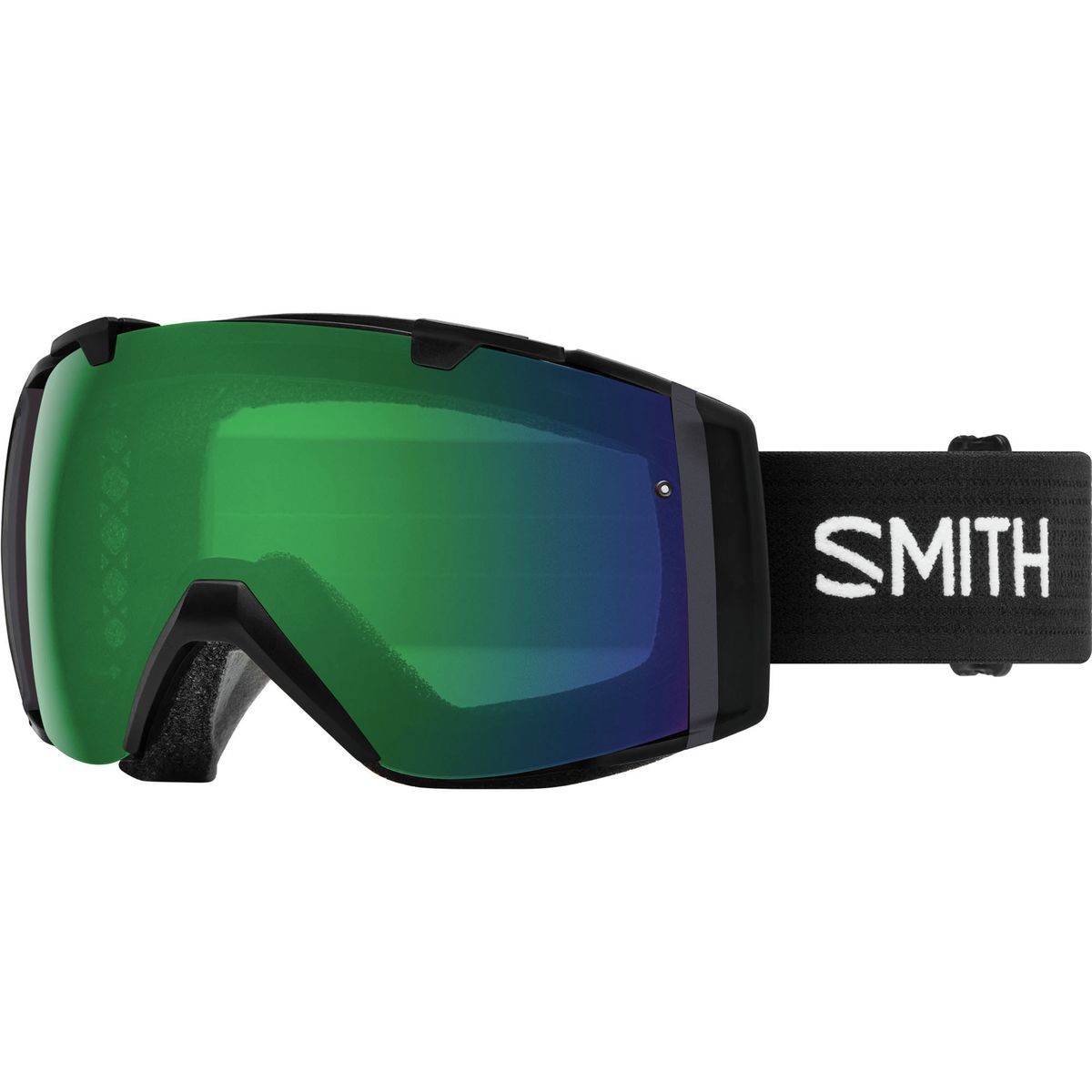 Smith I/O ChromaPop Goggles Black/Chromapop Everyday Green Mirror, One Size