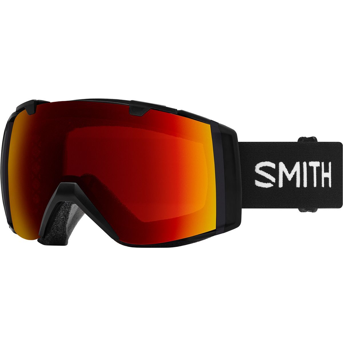 Smith I/O ChromaPop Goggles Black/Chroma Sun Red Mir, One Size