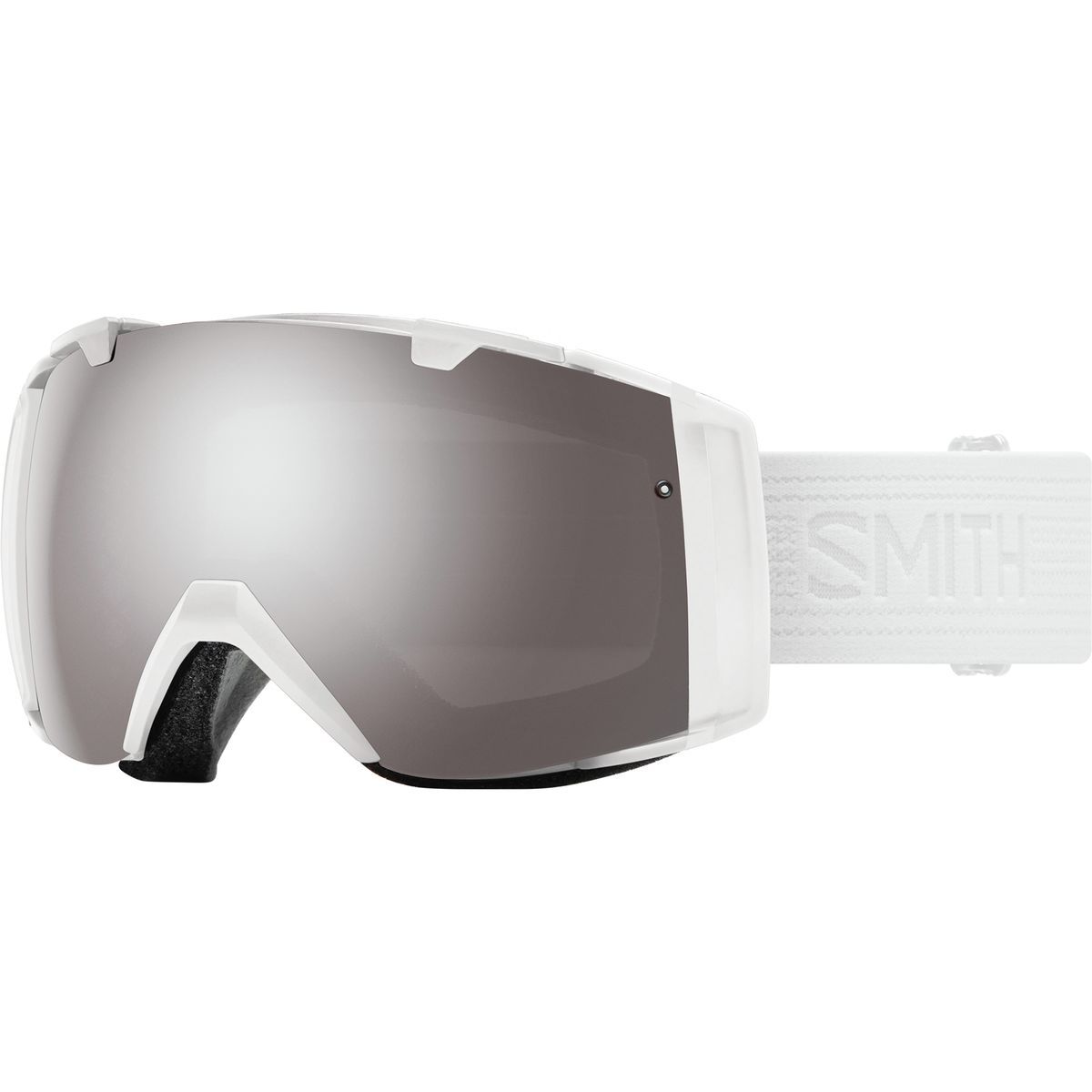 Smith I/O ChromaPop Goggles Whiteout/Chromapop Sun Platinum Mirror, One Size