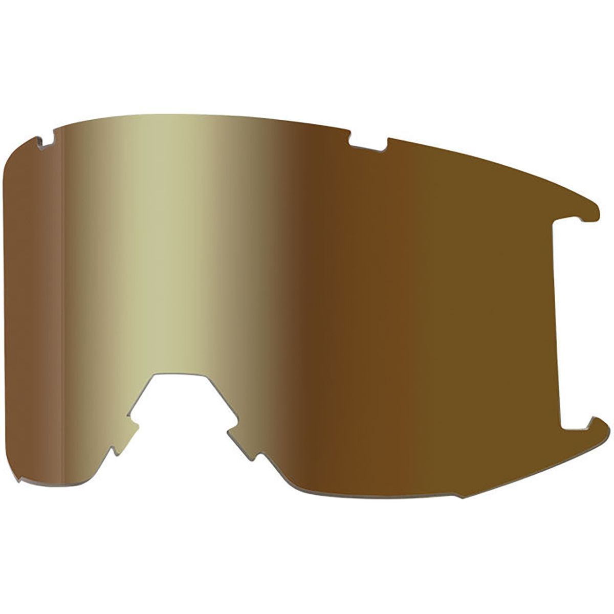 Smith Squad Goggles Replacement Lens Gold Sol-X Mirror, One Size