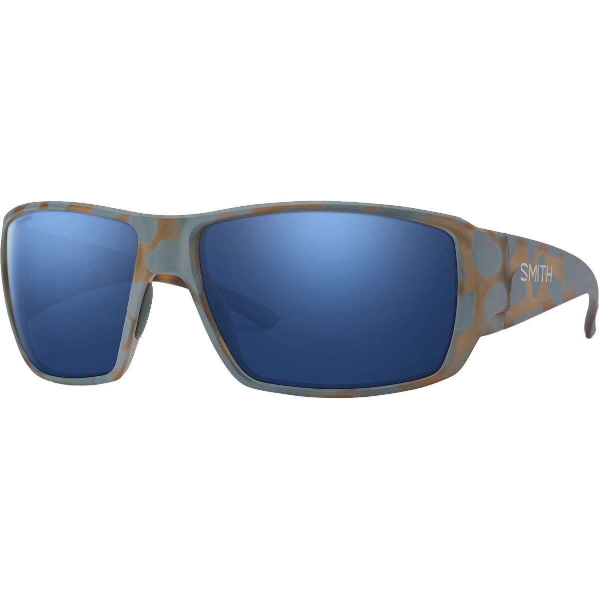 Image of Smith Guide's Choice ChromaPop Polarized Sunglasses - Men's Matte Flint/Tarmac Tortoise, One Size