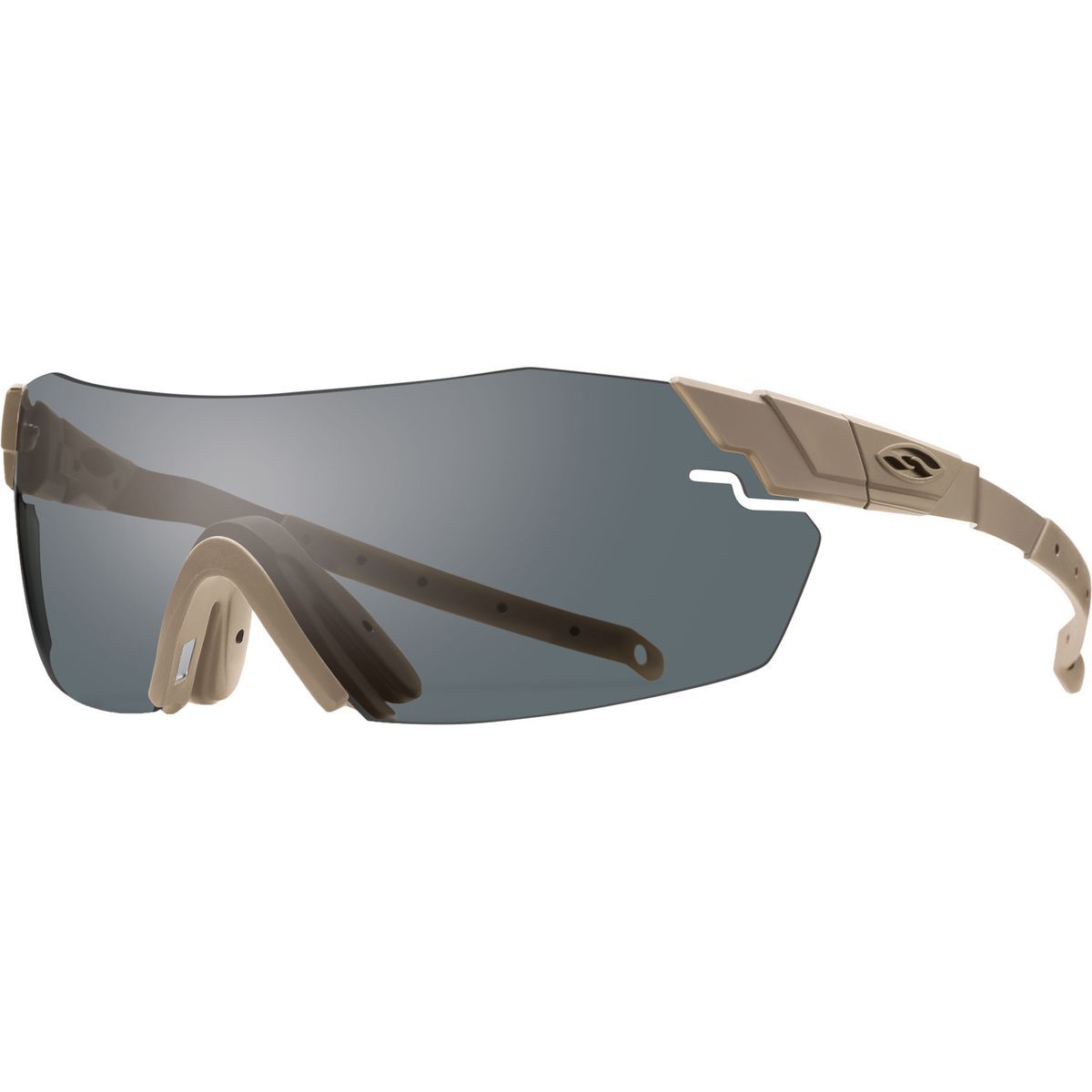 Smith Pivlock Echo Elite Sunglasses Tan 499/Clear Gray Ignitor, One Size