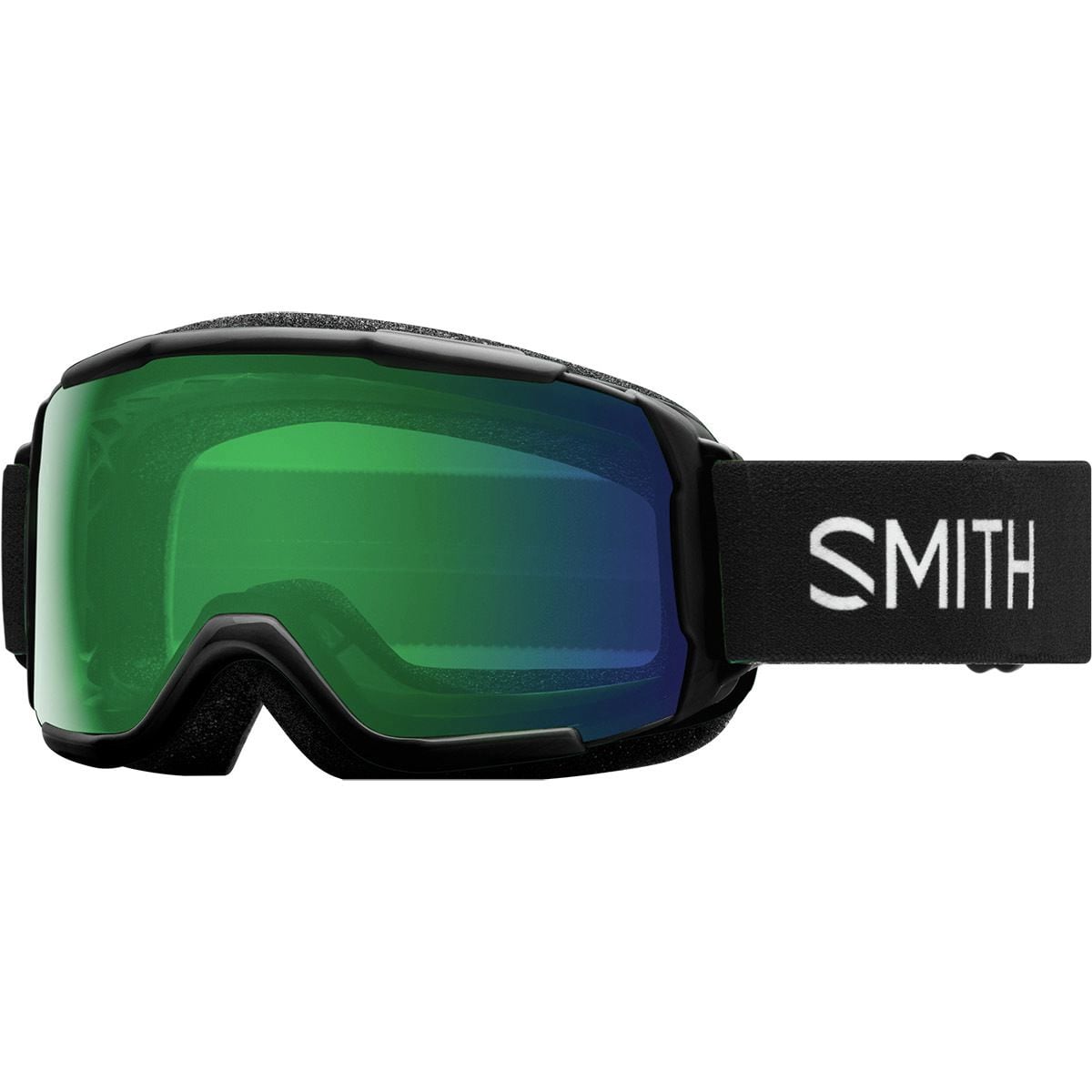 Smith Grom ChromaPop Goggles - Kids' Black/Chroma Ed Green Mir/No Extra Lens
