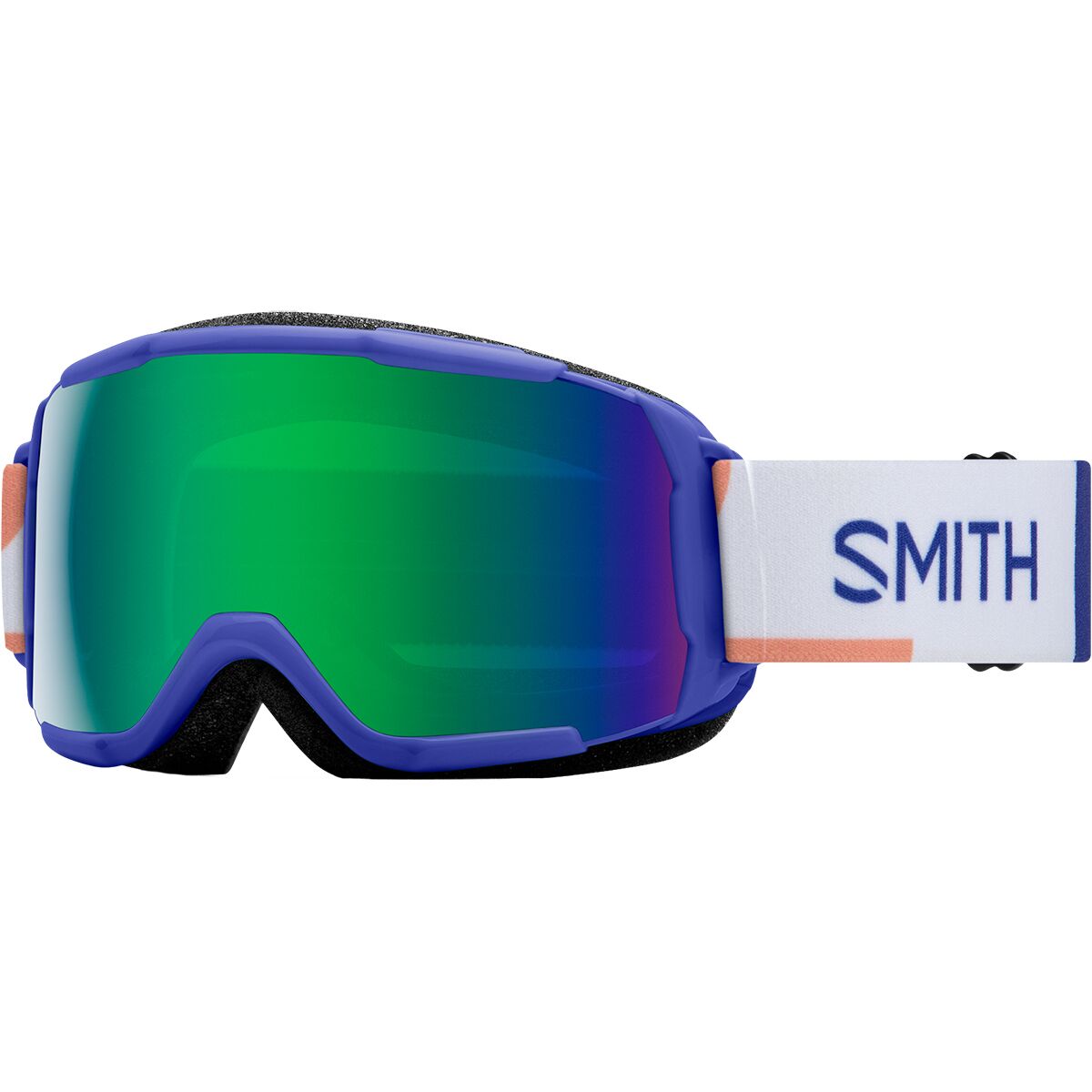 Smith Grom ChromaPop Goggles - Kids' Lapis Risoprint/Green Sol-X Mirror