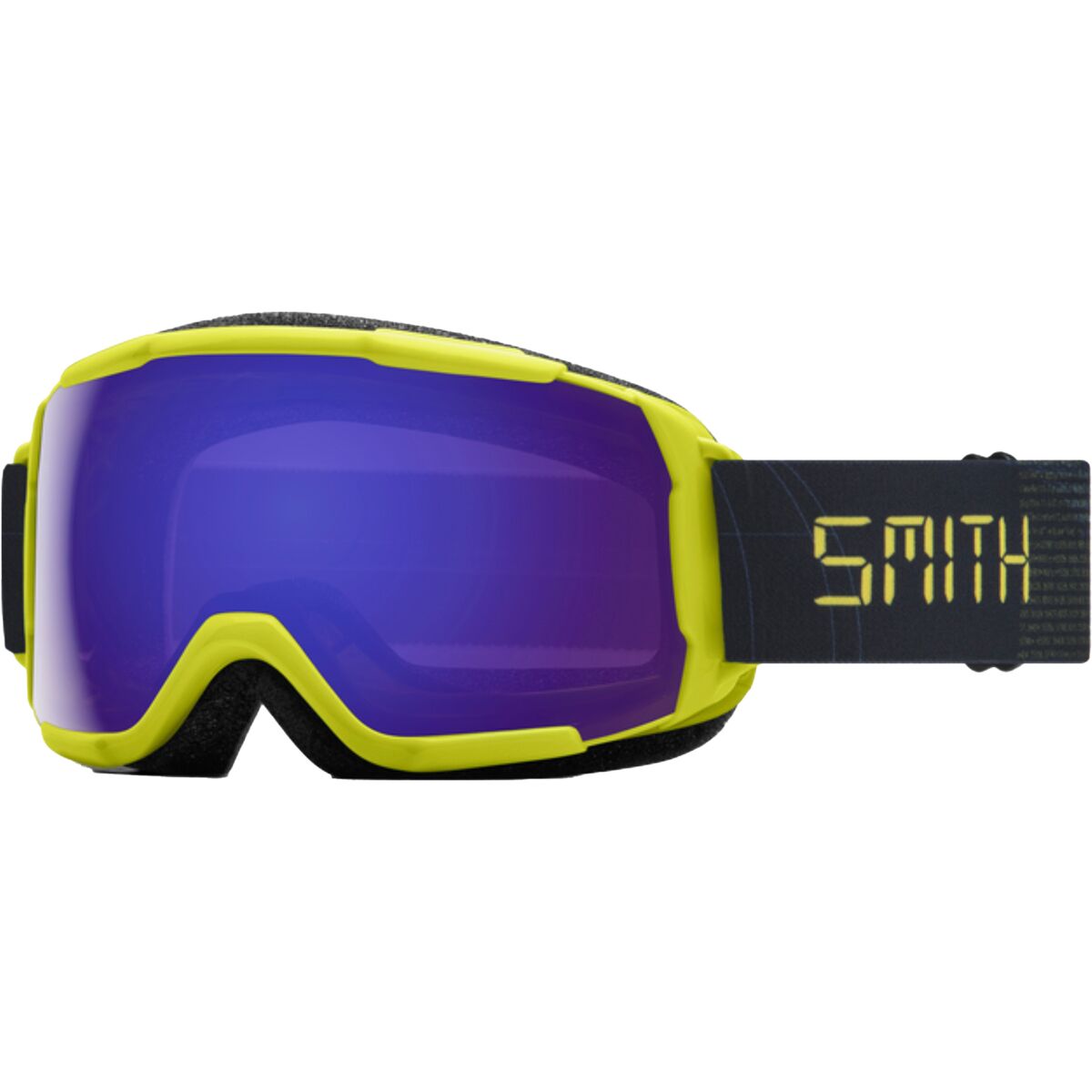 Smith Grom ChromaPop Goggles - Kids' Neon Yellow Digital