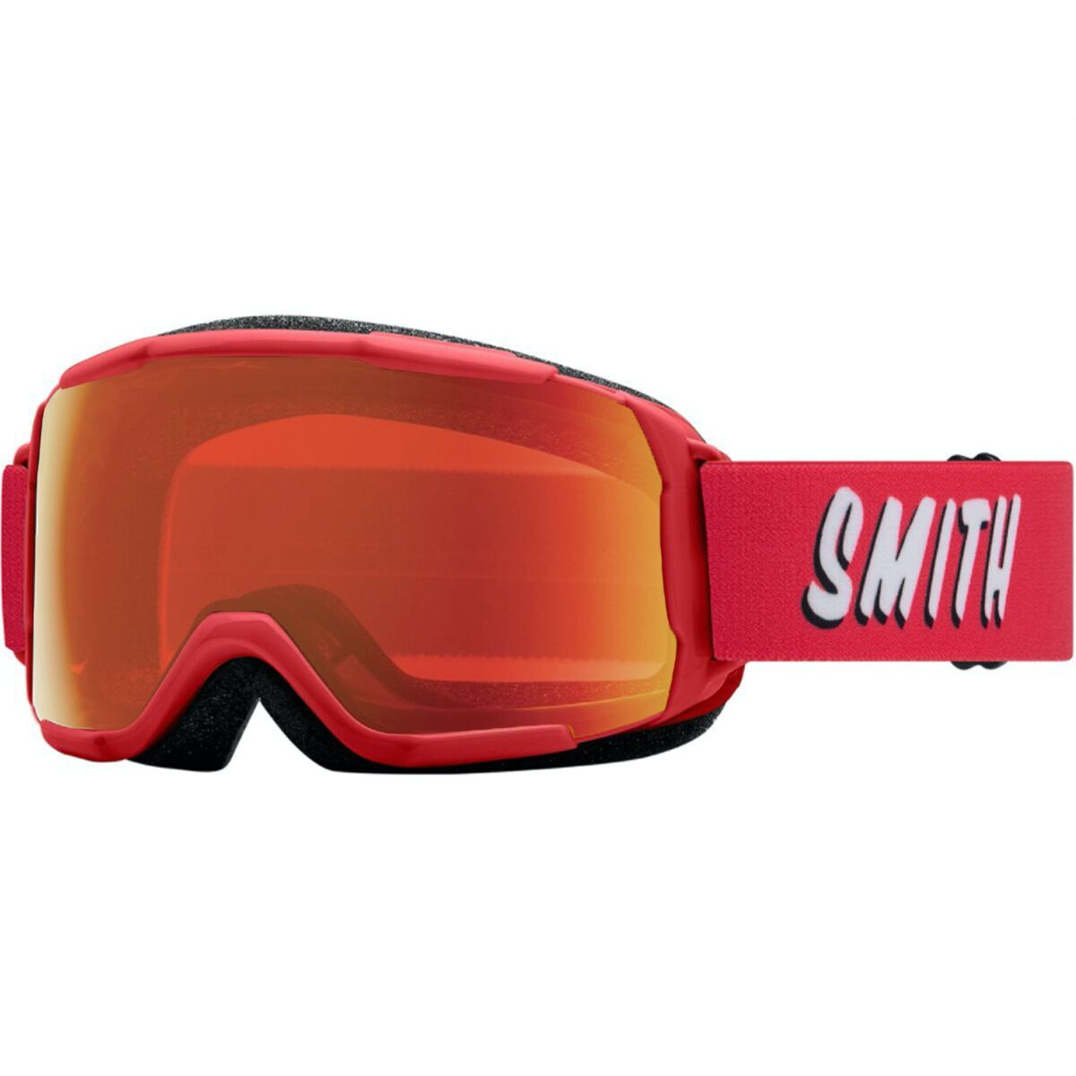 Smith Grom ChromaPop Goggles - Kids' Red Sol-X Mirror/Lava Sign Painter, One Size