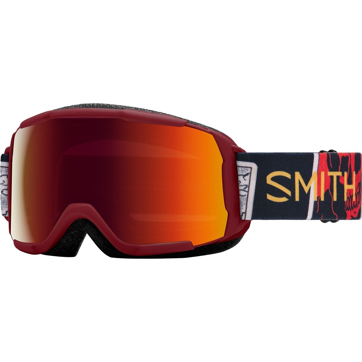 Smith Grom ChromaPop Goggles - Kids' Sangria Fortune Teller/Red Sol-X Mirror