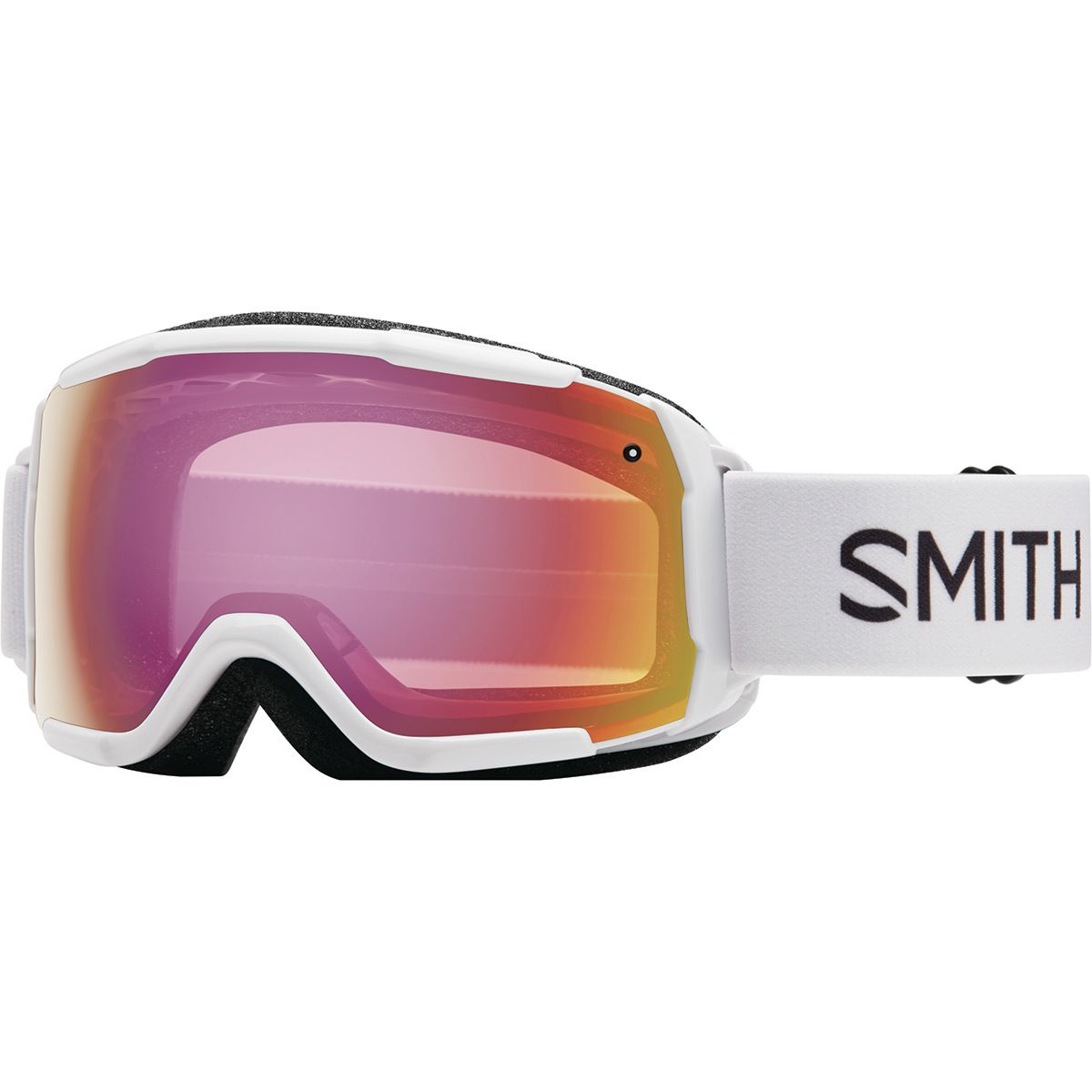 Smith Grom ChromaPop Goggles - Kids' White/Red Sensor Mir/No Extra Lens