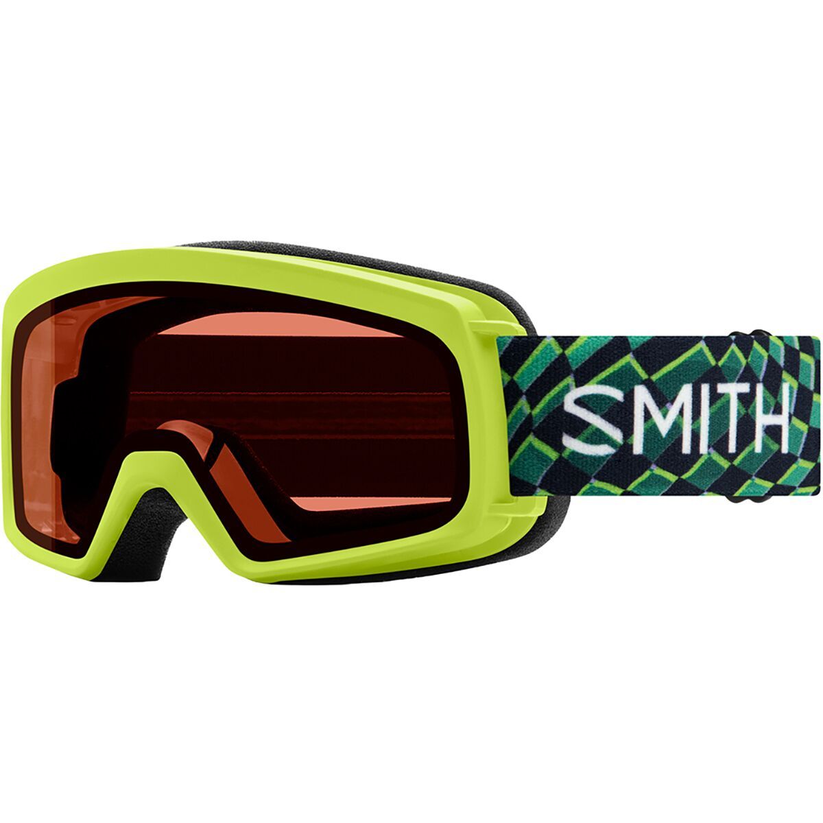 Image of Smith Rascal Goggles - Kids' Electric Lime Left Turn/RC36, One Size