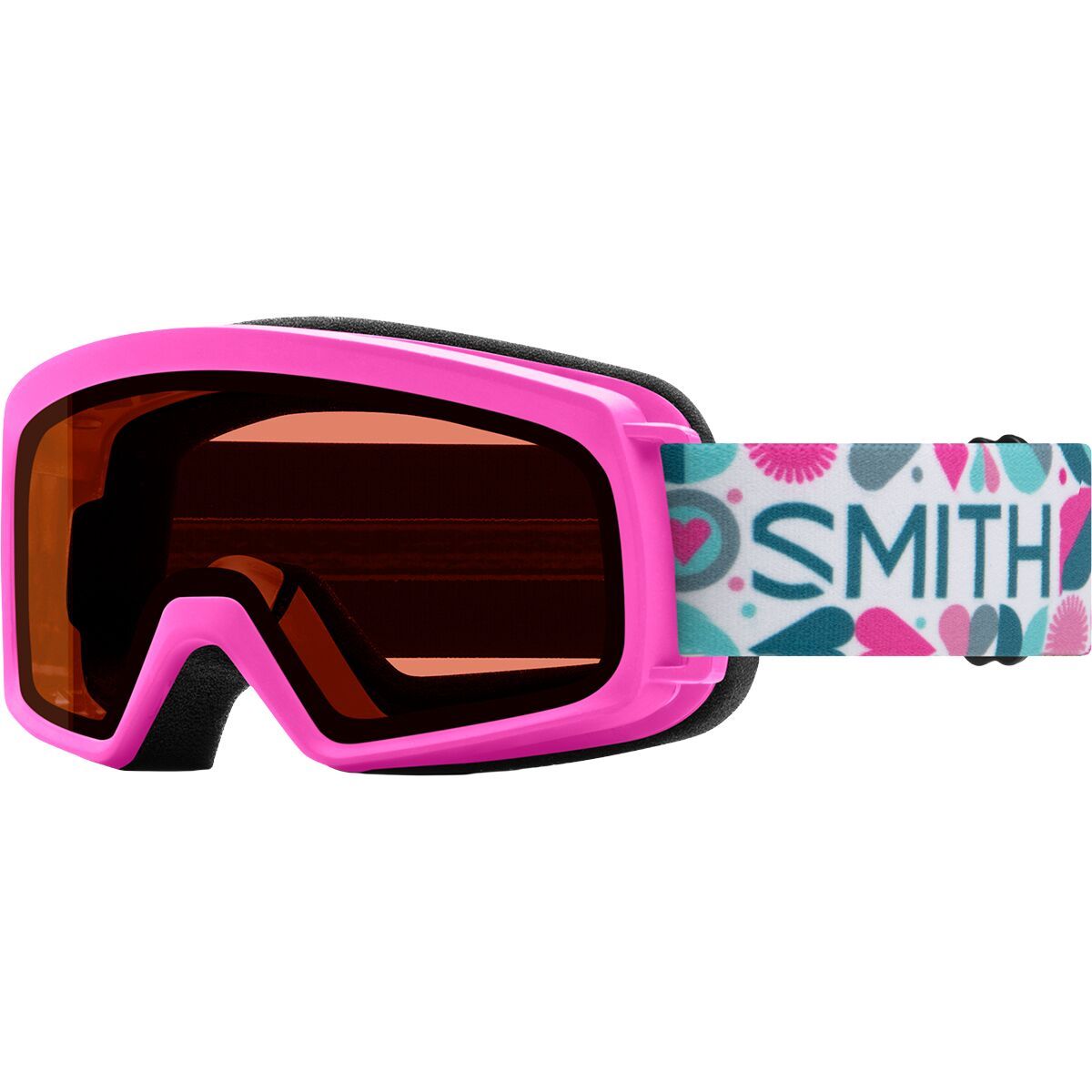 Image of Smith Rascal Goggles - Kids' Vivid Pink Hearts/RC36, One Size