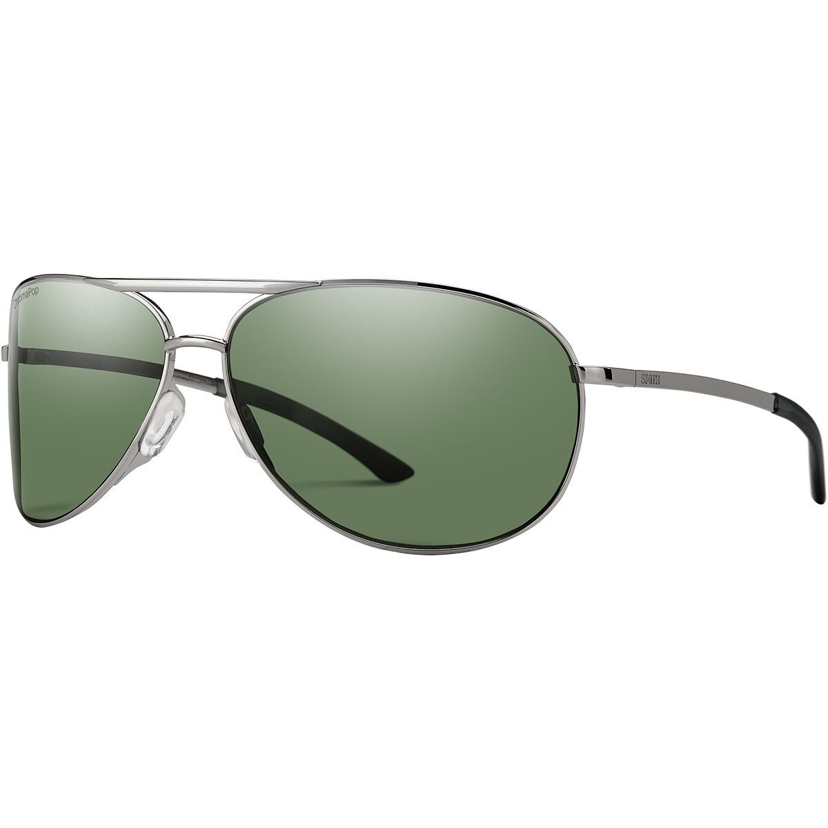Smith Serpico 2 ChromaPop Polarized Sunglasses Gunmetal/Polarized Gray Green, One Size