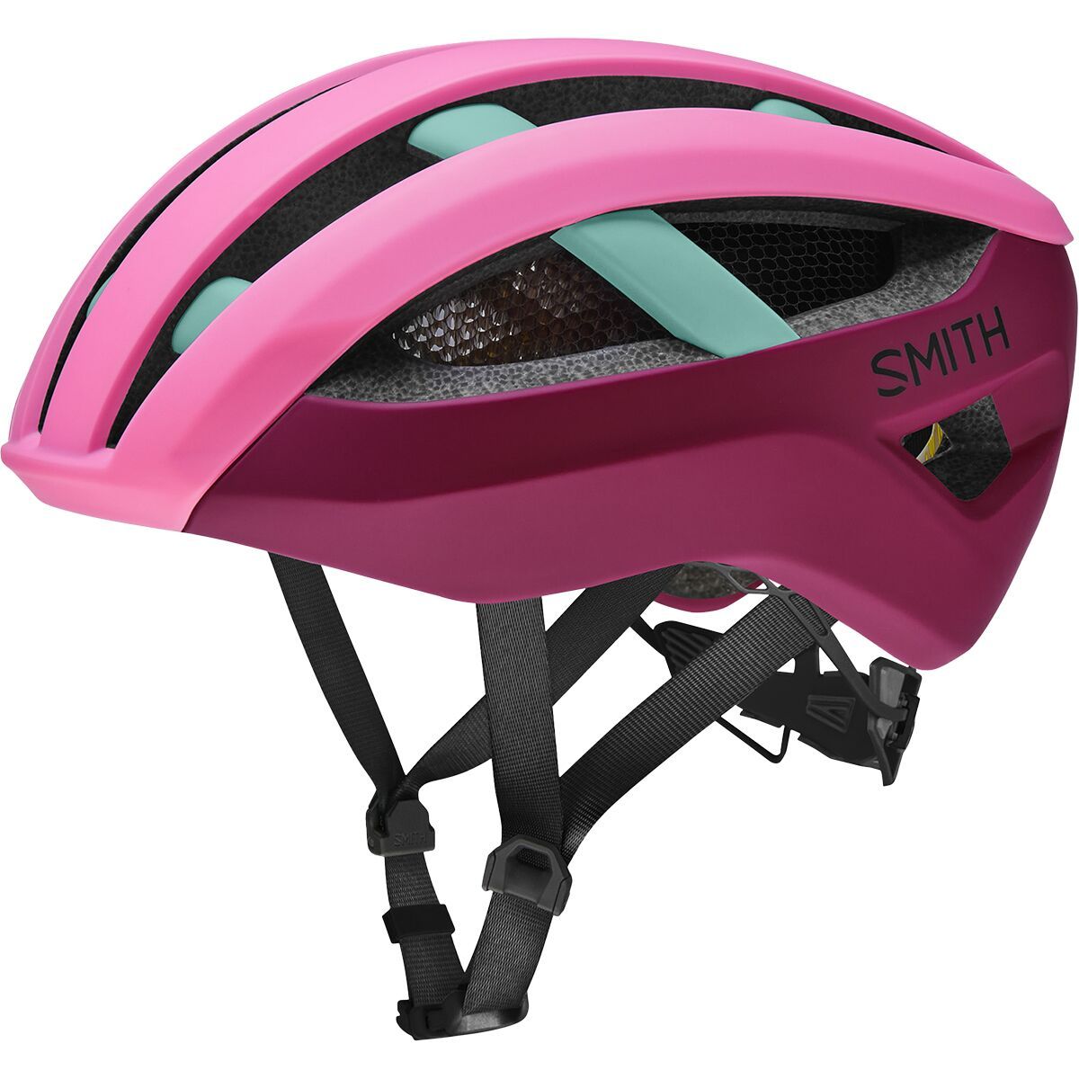 Image of Smith Network Mips Helmet Matte Flamingo/Merlot, S