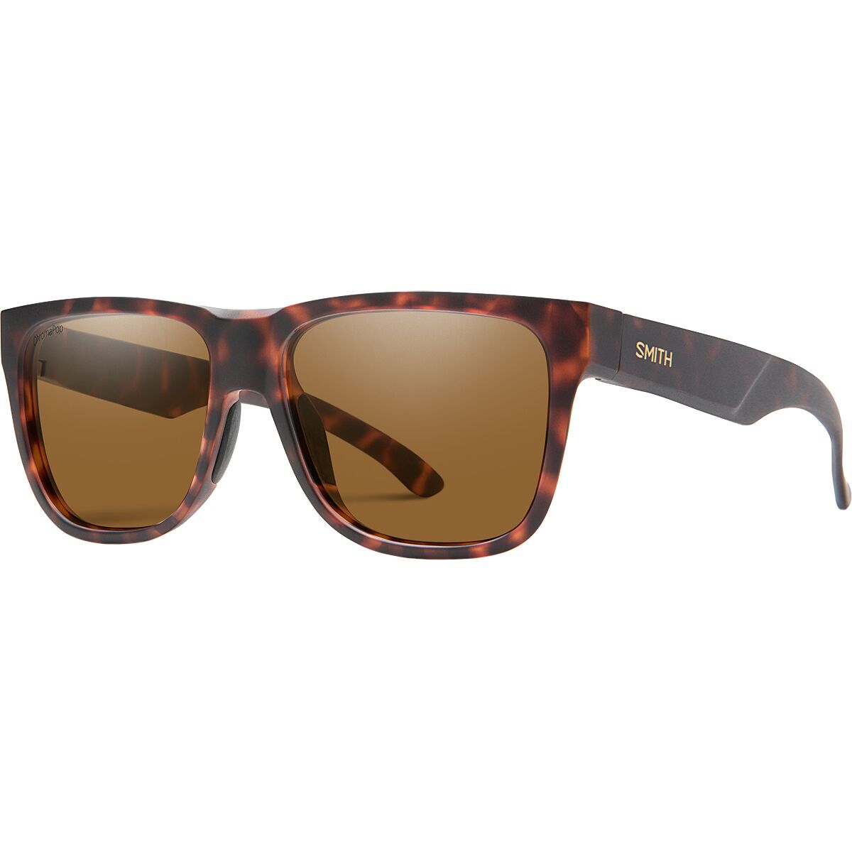 Image of Smith Lowdown 2 ChromaPop Polarized Sunglasses Matte Tortoise/ChromaPop Polarized Brown, One Size