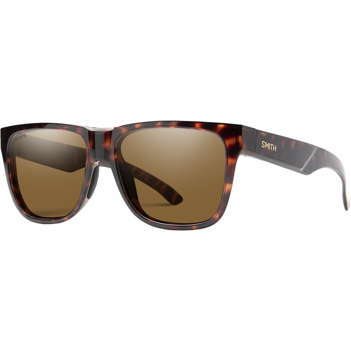Smith Lowdown 2 ChromaPop Polarized Sunglasses Tortoise/ChromaPop Glass Polar Brown, One Size