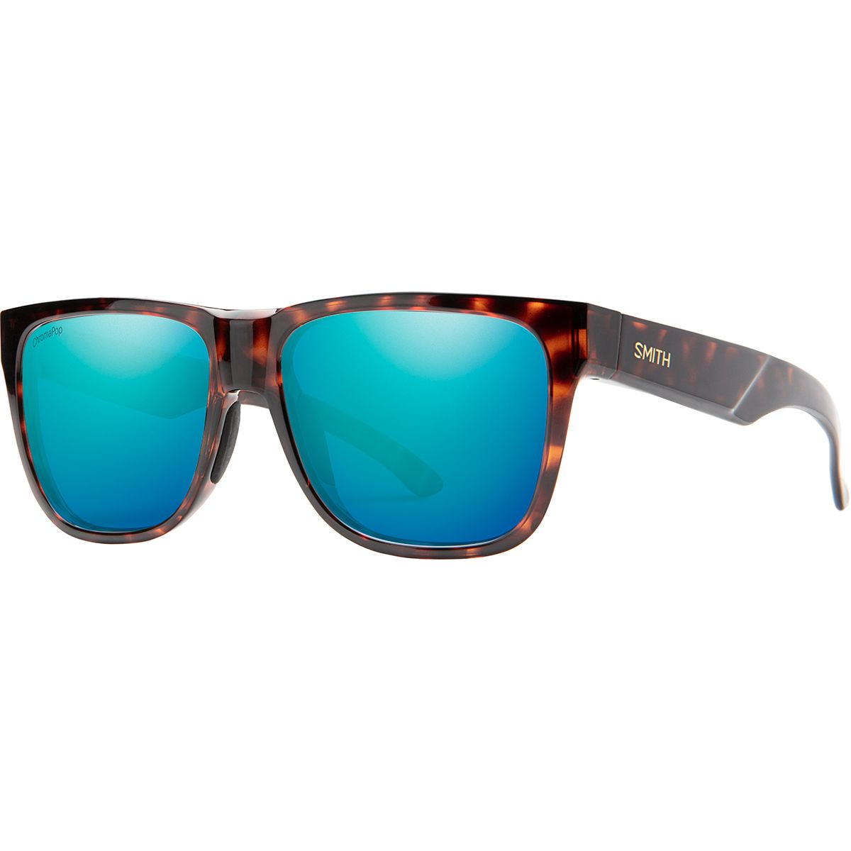 Image of Smith Lowdown 2 ChromaPop Polarized Sunglasses Tortoise/Opal Mirror Polarized, One Size