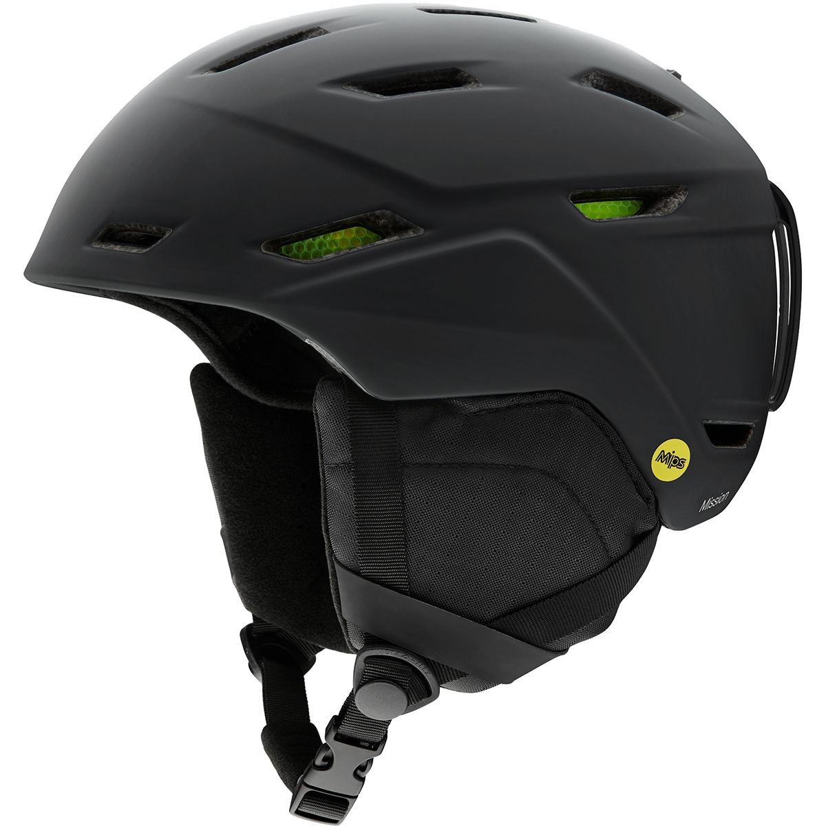 Smith Mission Mips Helmet Matte Black, L