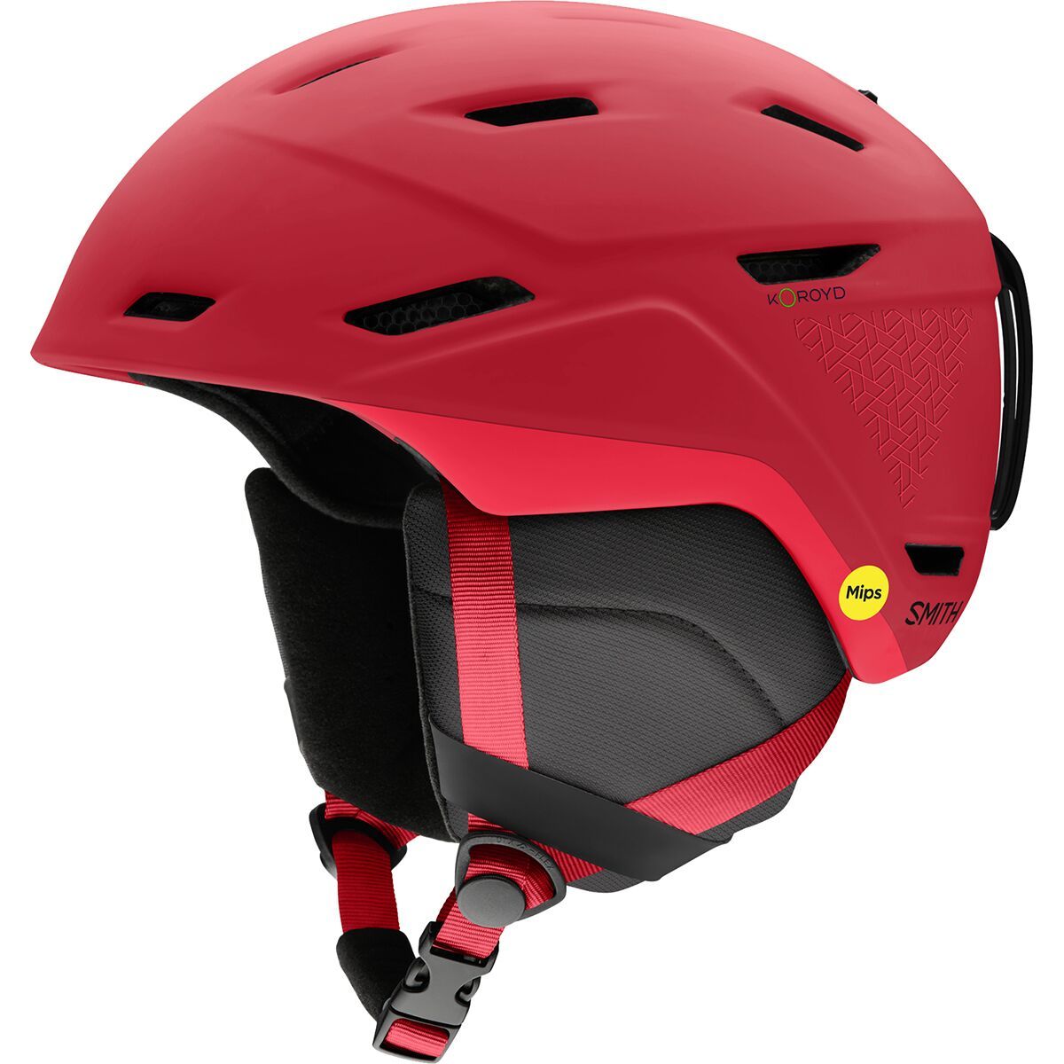 Image of Smith Mission Mips Helmet Matte Crimson Geo, S
