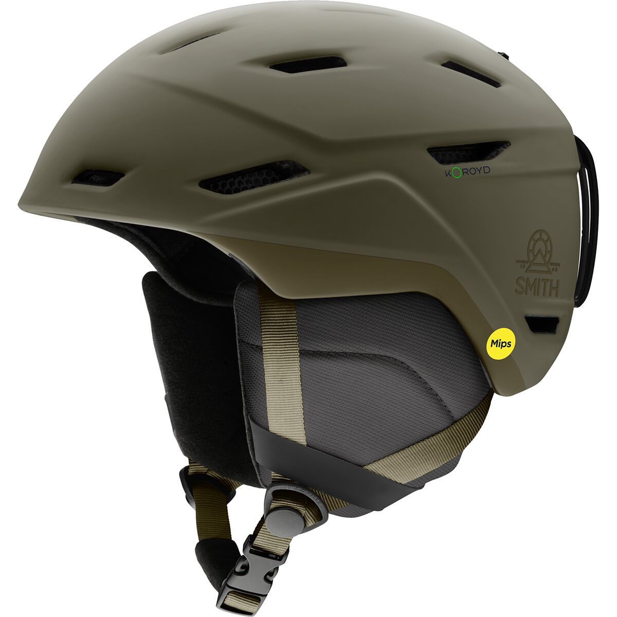 Image of Smith Mission Mips Helmet Matte Forest, S