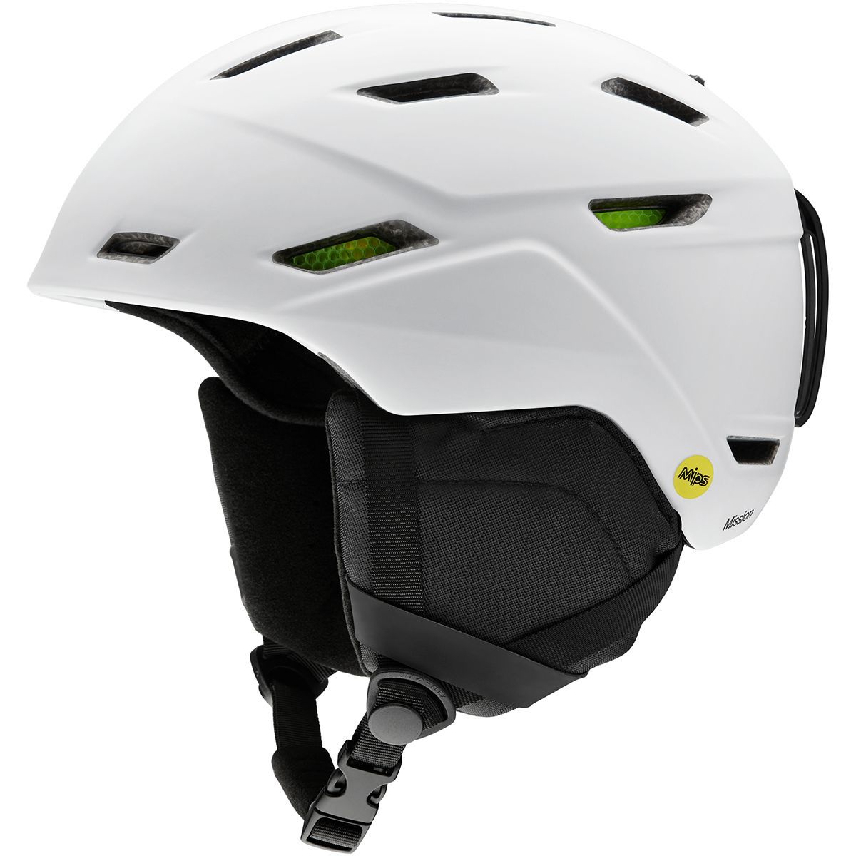 Smith Mission Mips Helmet Matte White, L