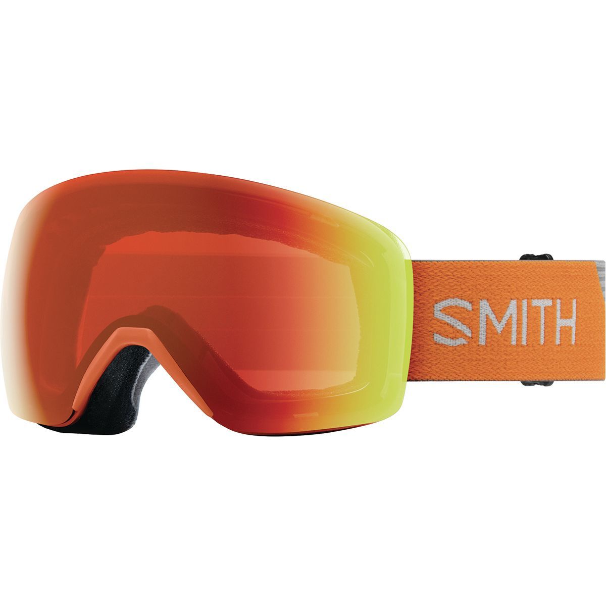 Smith Skyline ChromaPop Goggles Halo/Chromapop Everyday Red Mirror, One Size