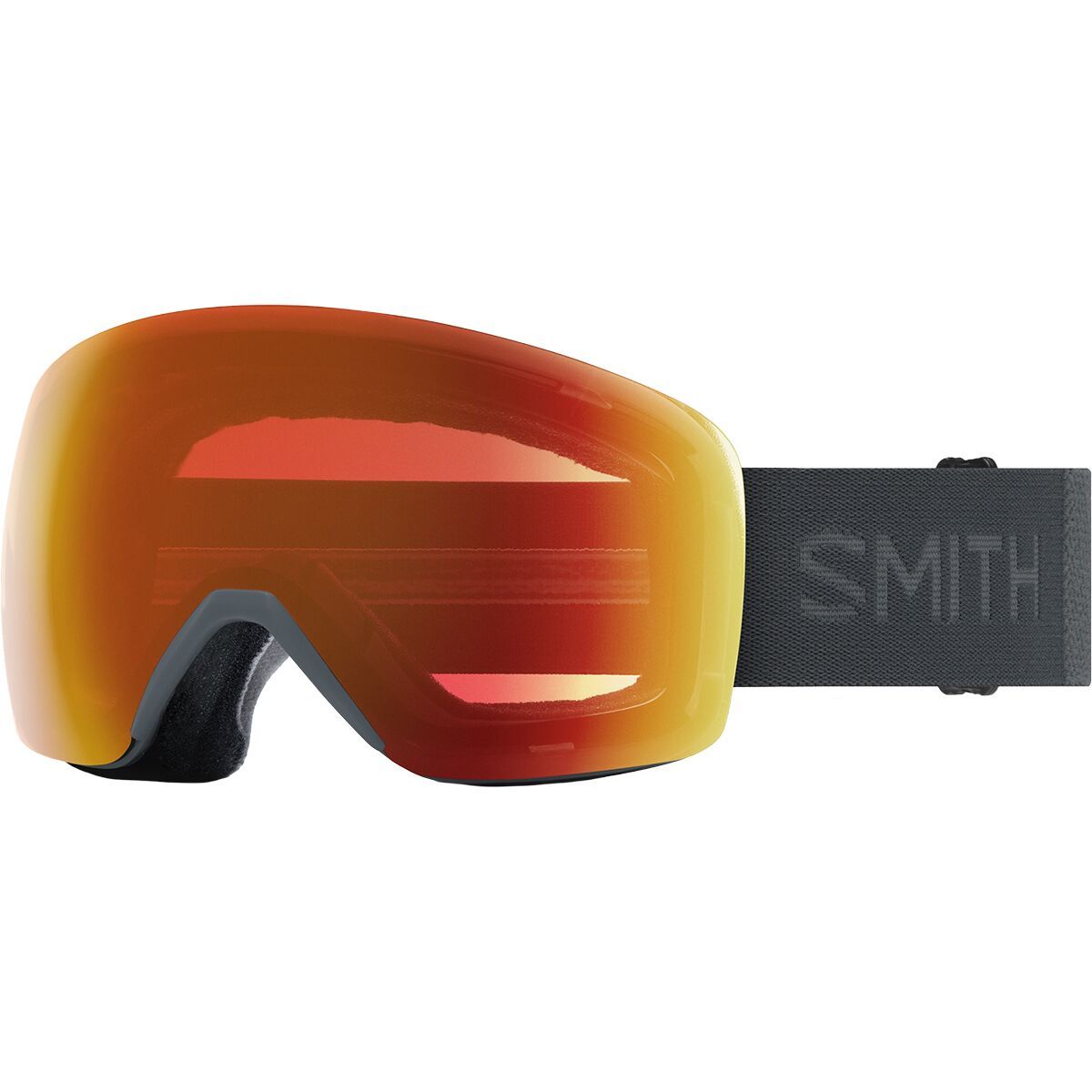 Image of Smith Skyline ChromaPop Goggles Slate/ChromaPop Everyday Red Mirror, One Size