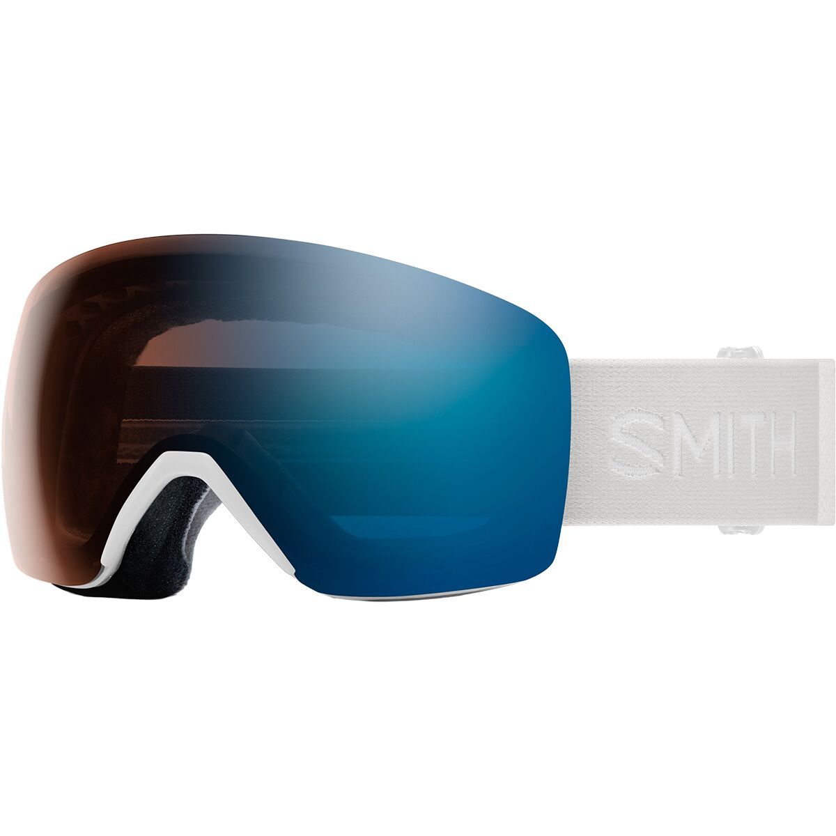 Image of Smith Skyline ChromaPop Goggles White Vapor, One Size