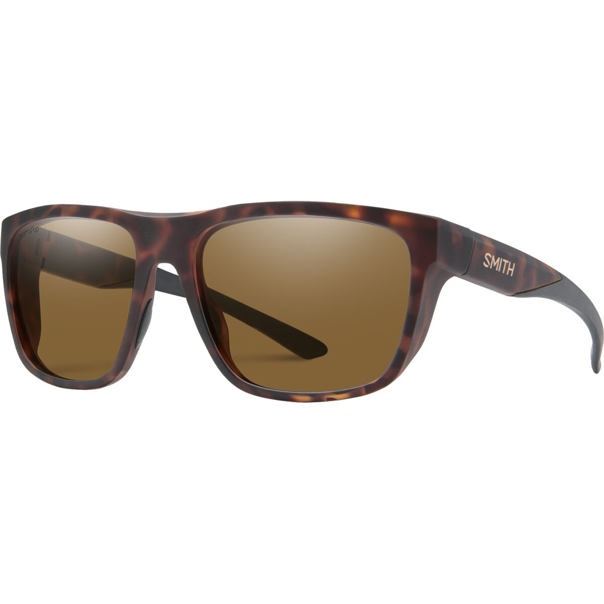 Image of Smith Barra ChromaPop Polarized Sunglasses Matte Tortoise, One Size