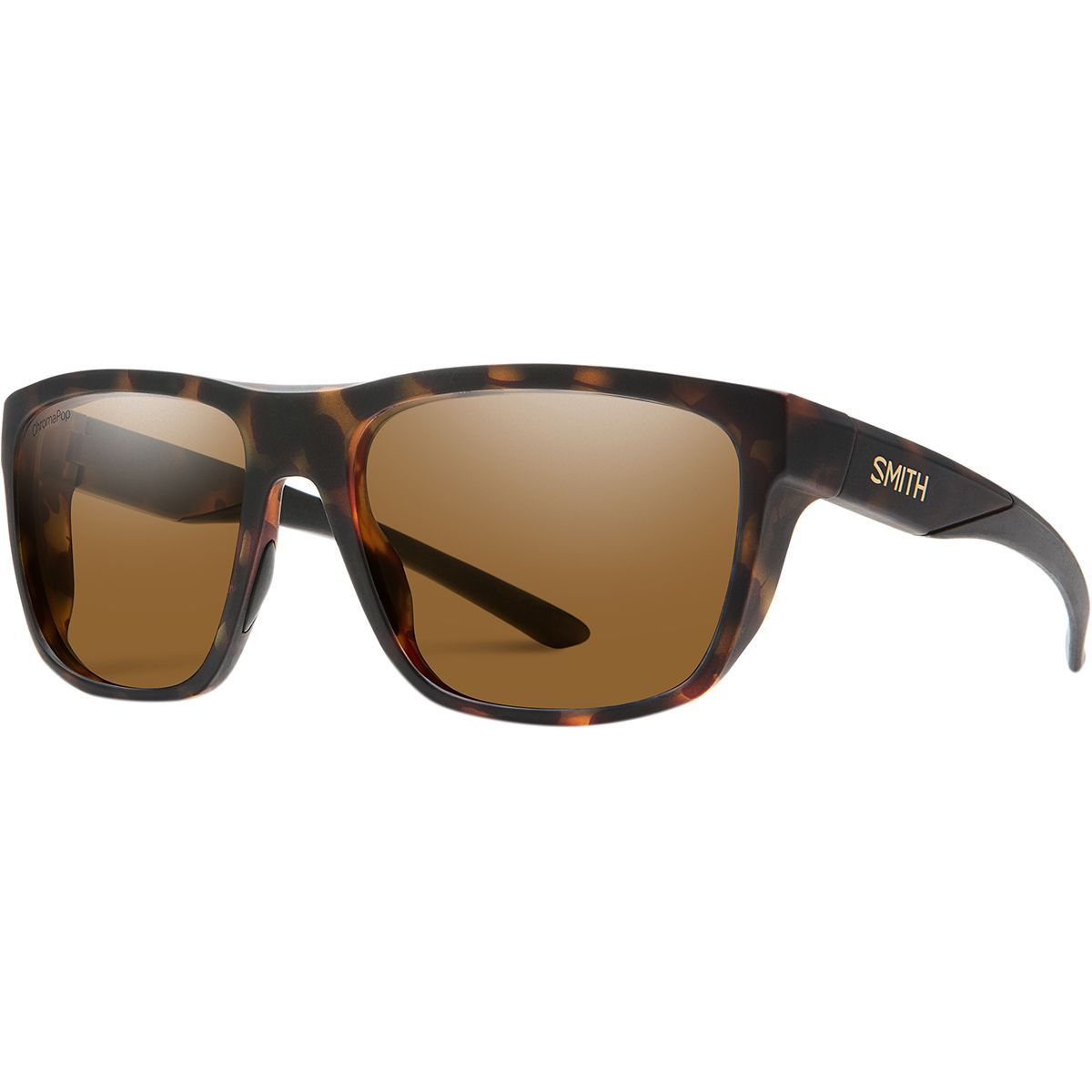 Image of Smith Barra ChromaPop Polarized Sunglasses Matte Tortoise/Polarized Brown, One Size