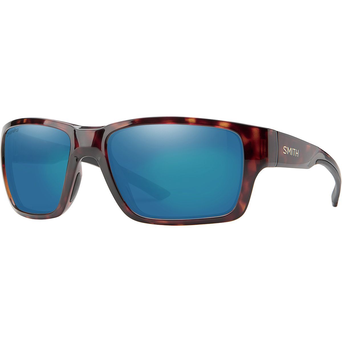 Smith Outback ChromaPop Polarized Sunglasses Tortoise Frame/Blue Mirror Polarized, One Size