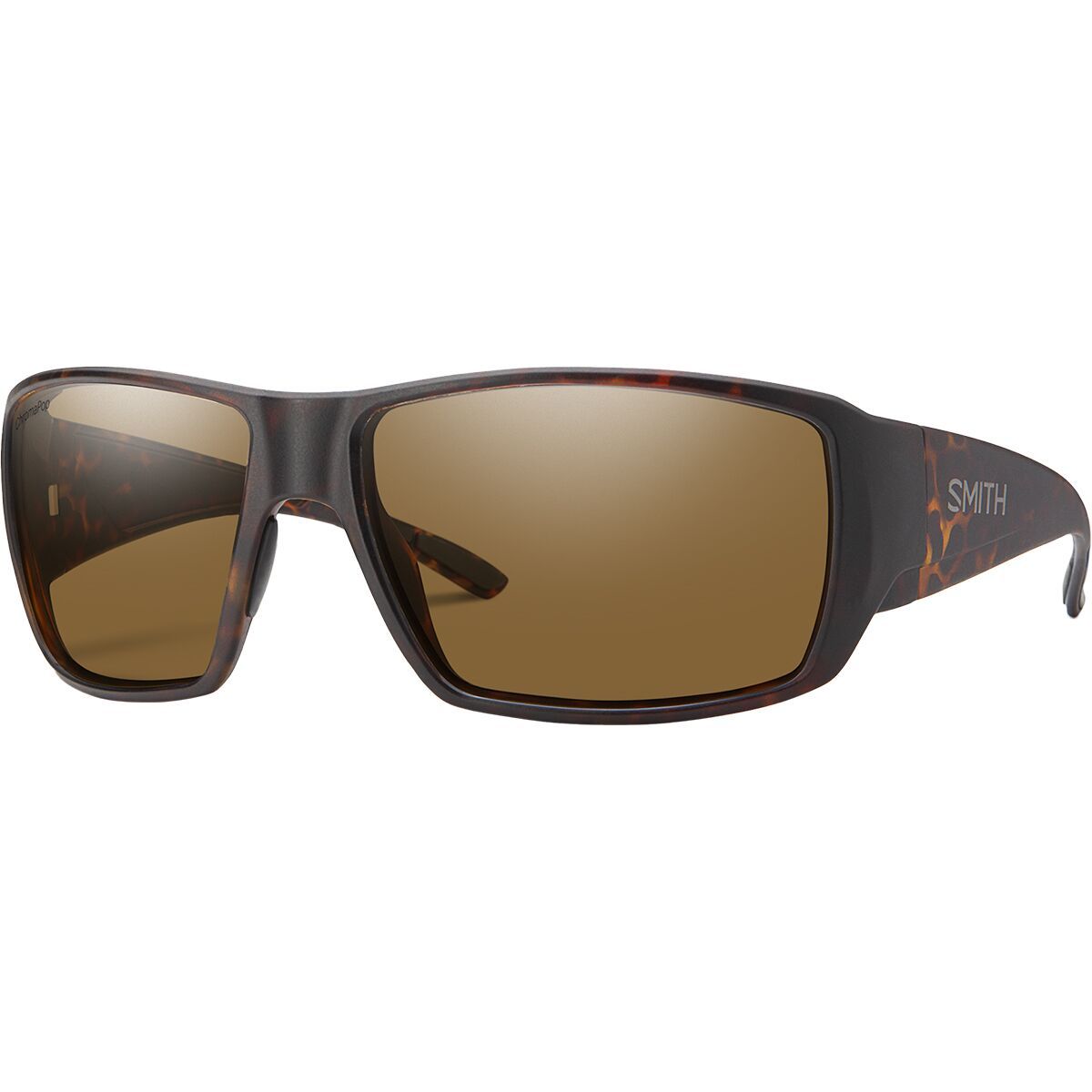 Image of Smith Guide's Choice Sunglasses Matte Tortoise/ChromaPop Polarized Brown, One Size