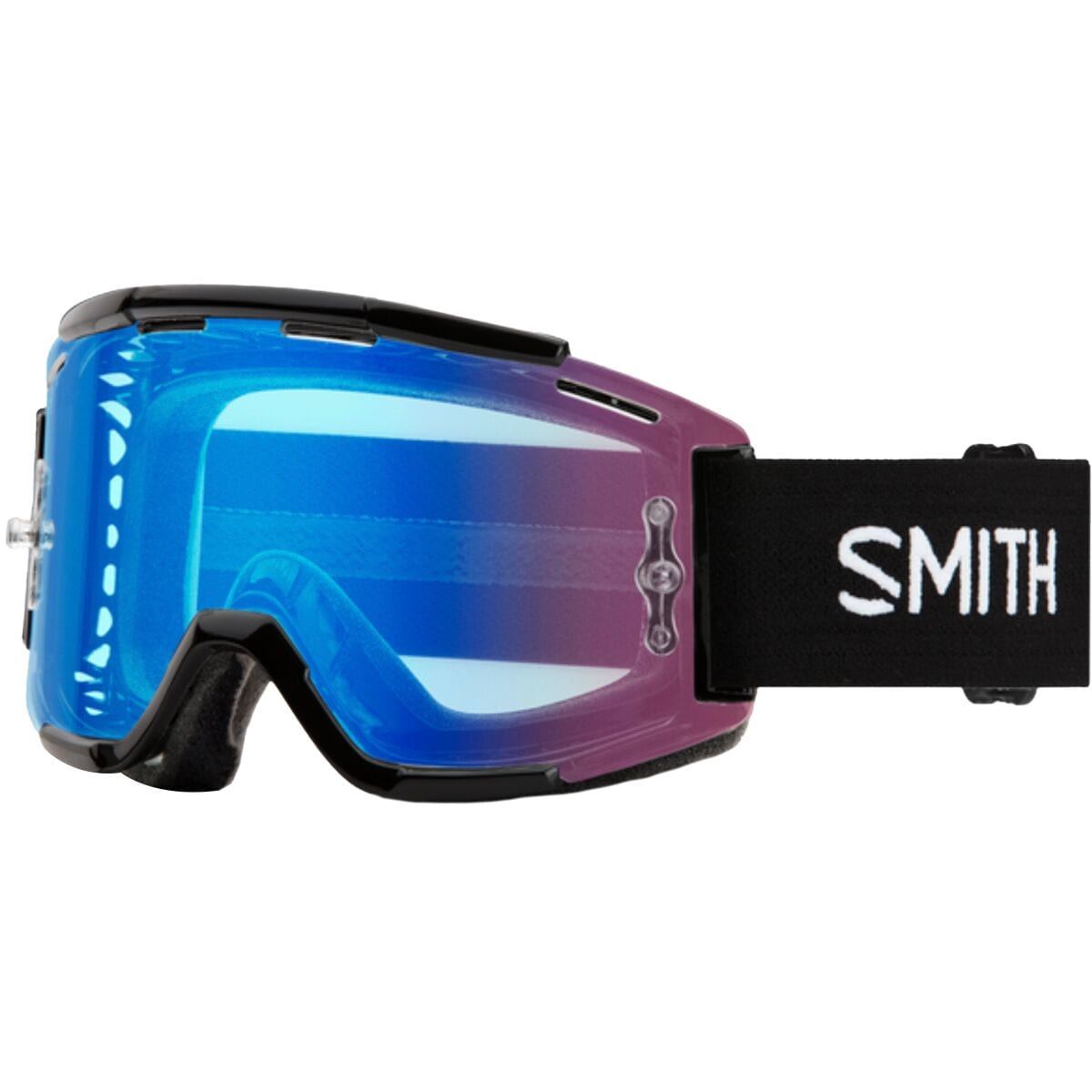 Image of Smith Squad MTB ChromaPop Goggles Black/ChromaPop Contrast Rose Flash, One Size
